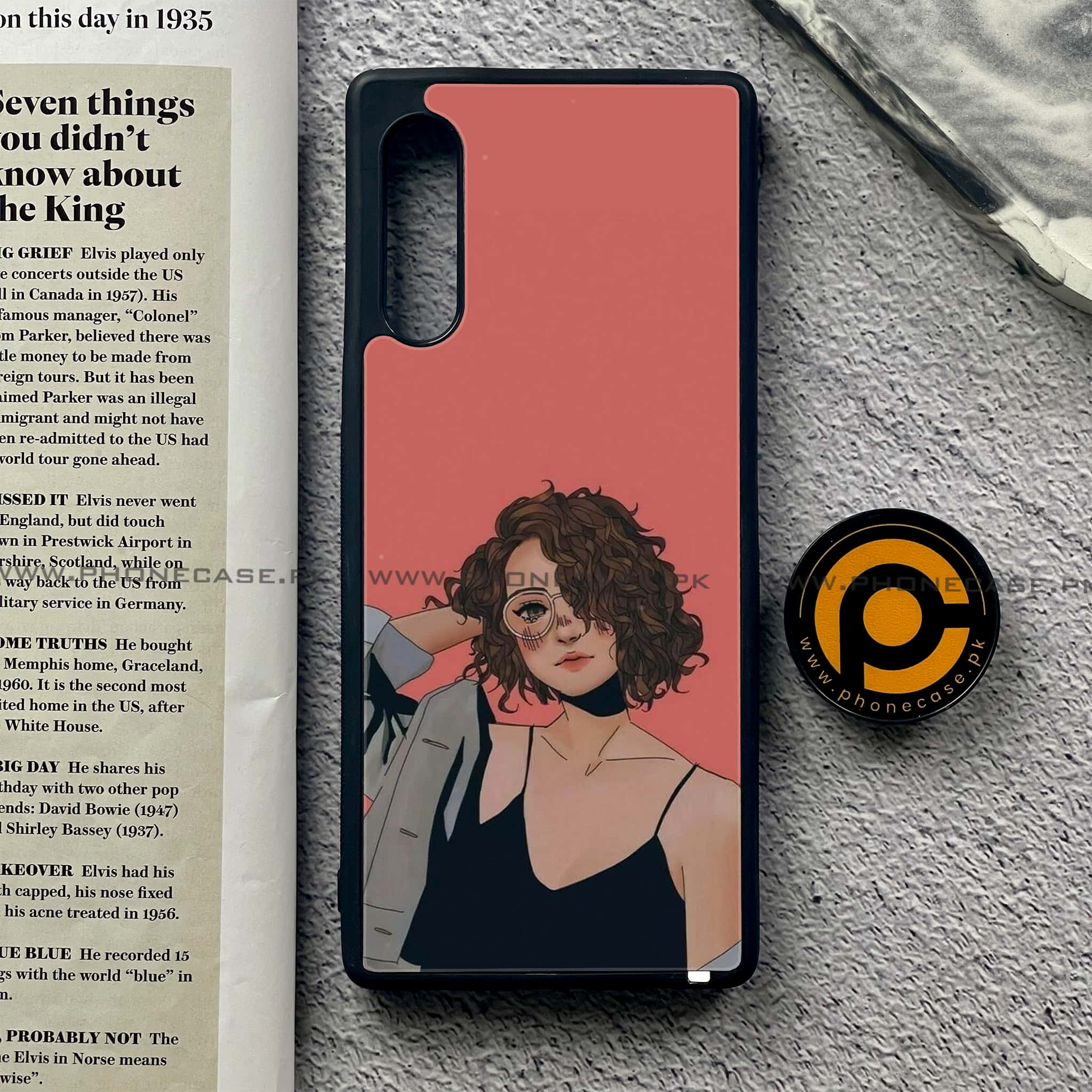 LG Velvet - Anime Girls Series - Premium Printed Glass soft Bumper shock Proof Case
