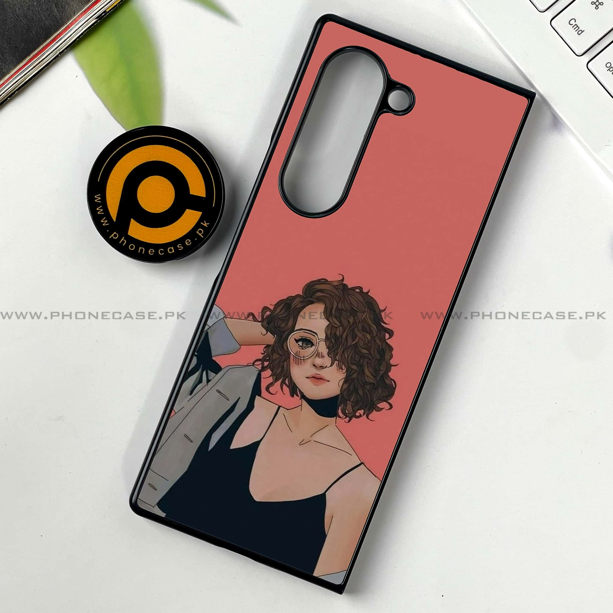 Samsung Galaxy Z Fold 6 - Anime Girls Series - Premium Printed Metal soft Bumper shock Proof Case