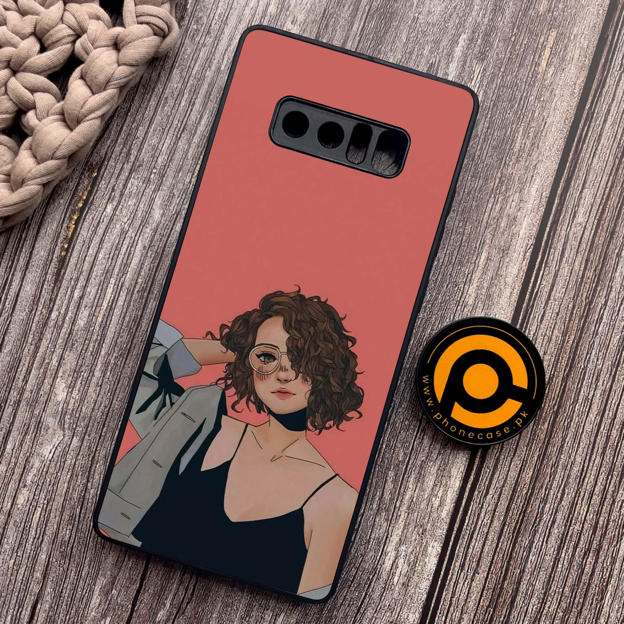 Samsung Galaxy Note 8 - Anime Girls Series - Premium Metal Printed soft Bumper shock Proof Case