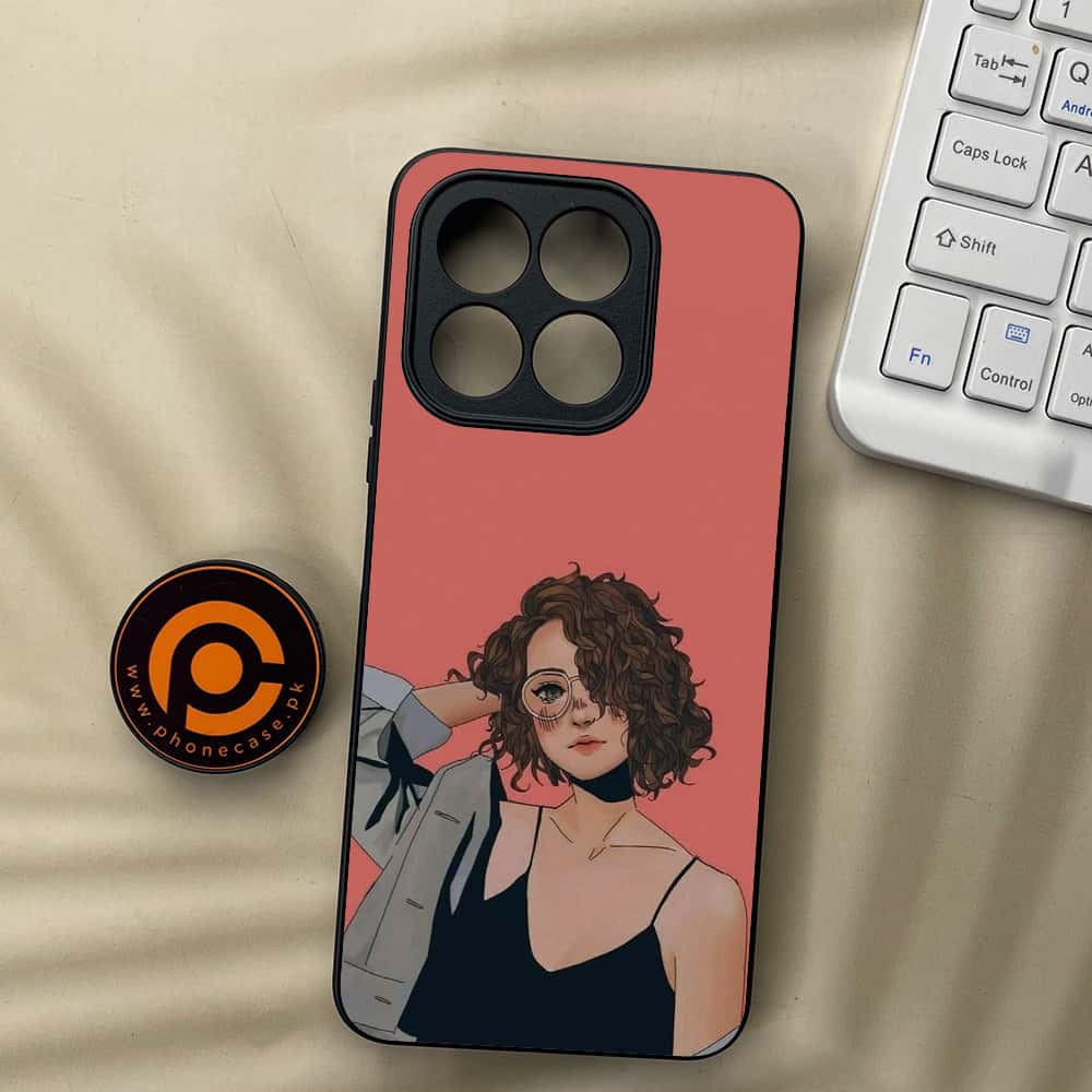 Honor X5b Plus - Anime Girls Series - Premium Metal  Printed soft Bumper shock Proof Case