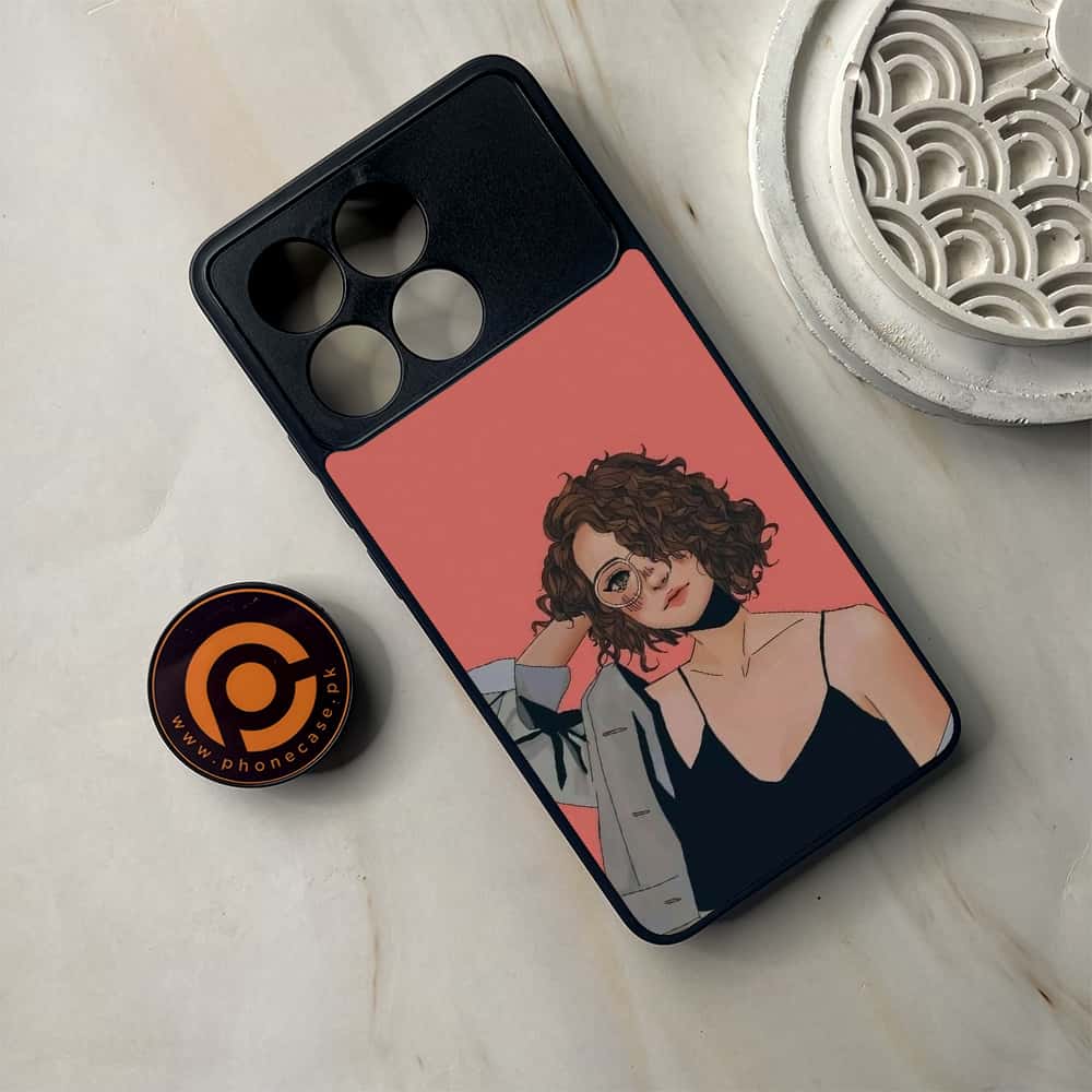Xiaomi Poco F6 Pro - Anime Girls Series - Premium Metal Printed soft Bumper shock Proof Case
