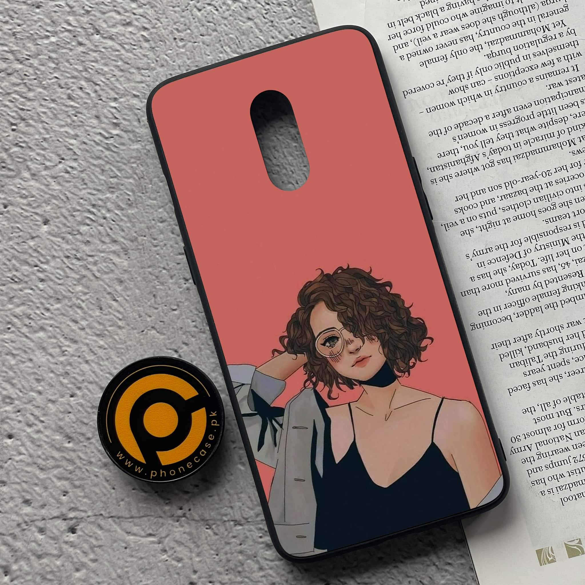 OnePlus 7 - Anime Girls Series - Premium Printed Glass soft Bumper shock Proof Case