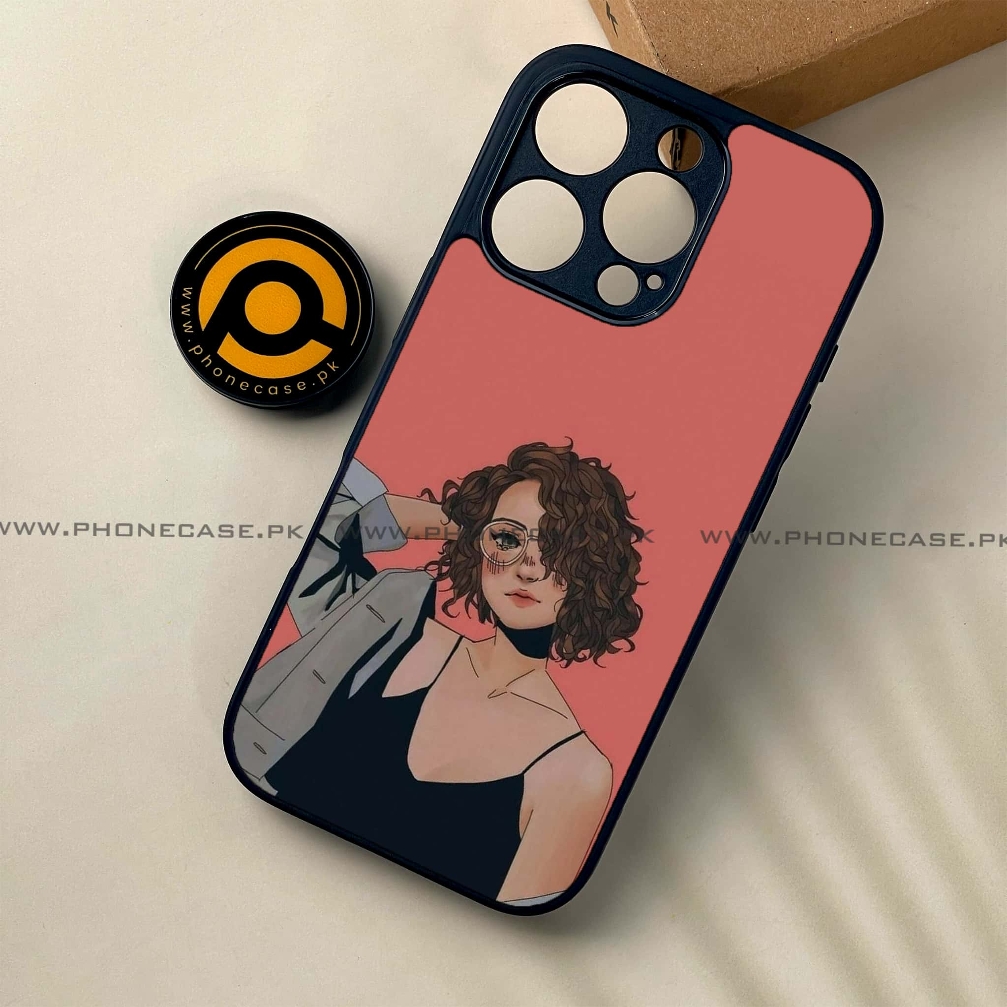 iPhone 16 Pro - Anime Girls Series - Premium Printed Glass soft Bumper shock Proof Case