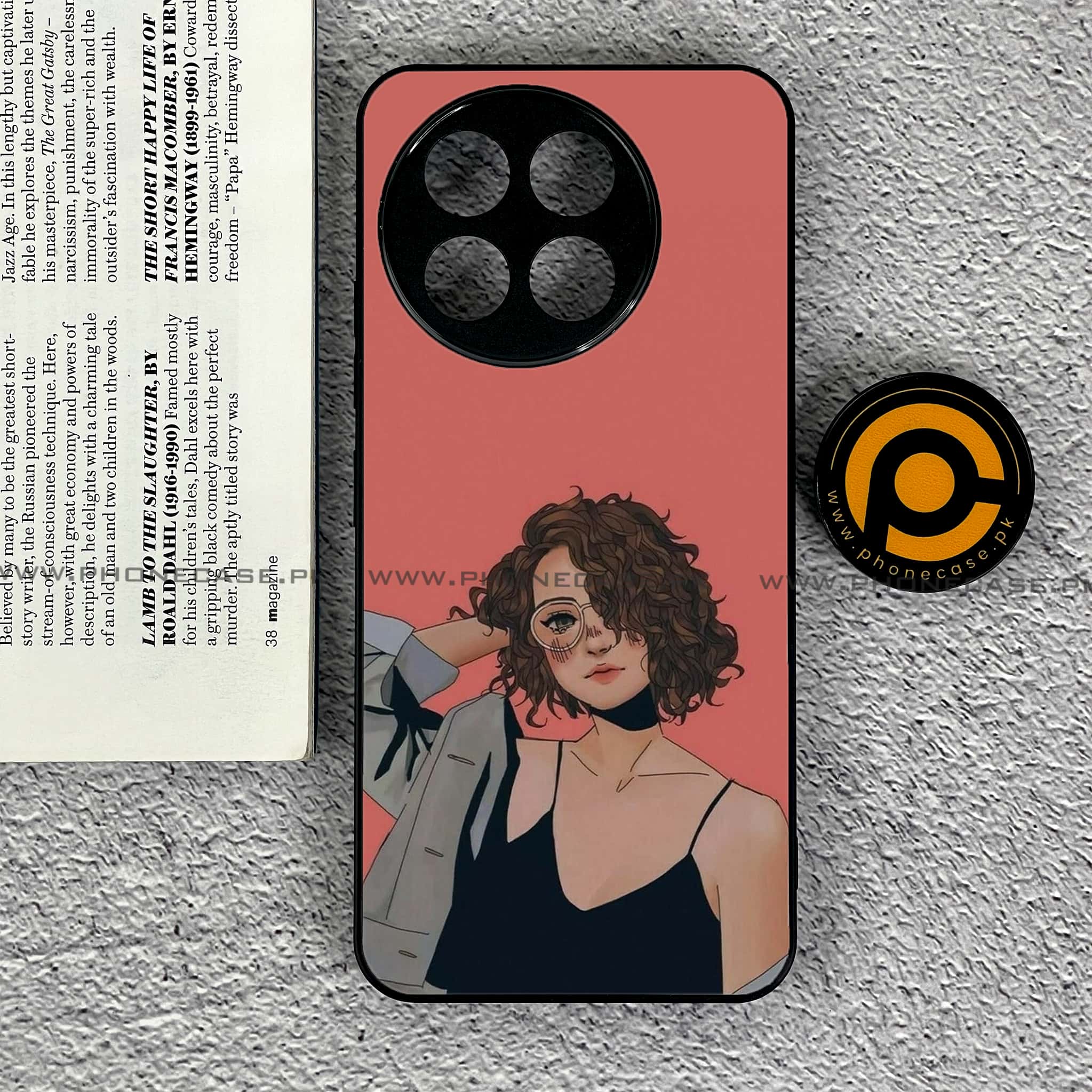 OnePlus Ace 5 - Anime Girls Series - Premium Metal Printed soft Bumper shock Proof Case