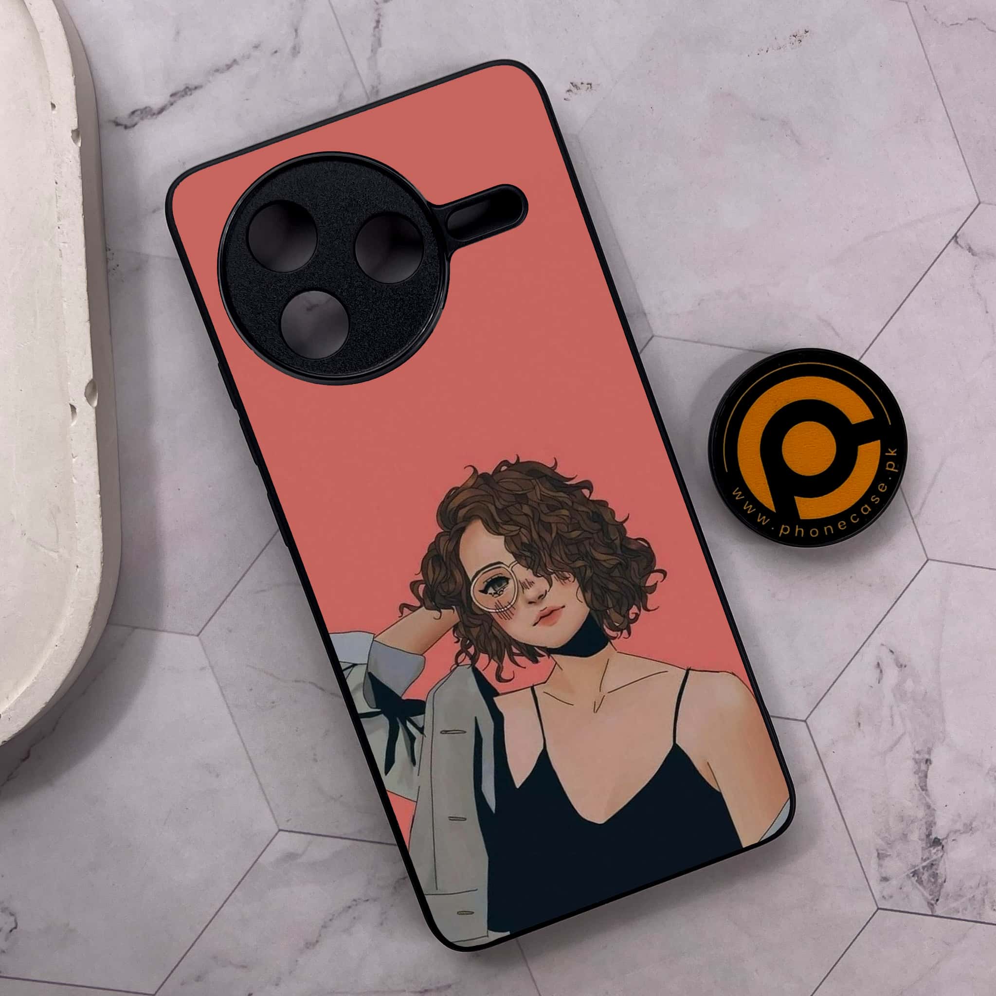 Xiaomi Poco F7 Pro 5G - Anime Girls Series - Premium Metal Printed soft Bumper shock Proof Case