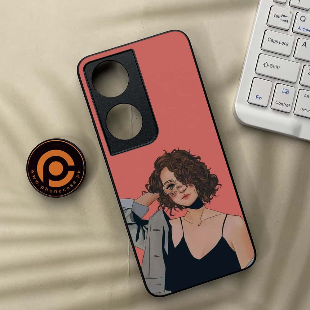 Honor X7b - Anime Girls Series - Premium Metal  Printed soft Bumper shock Proof Case
