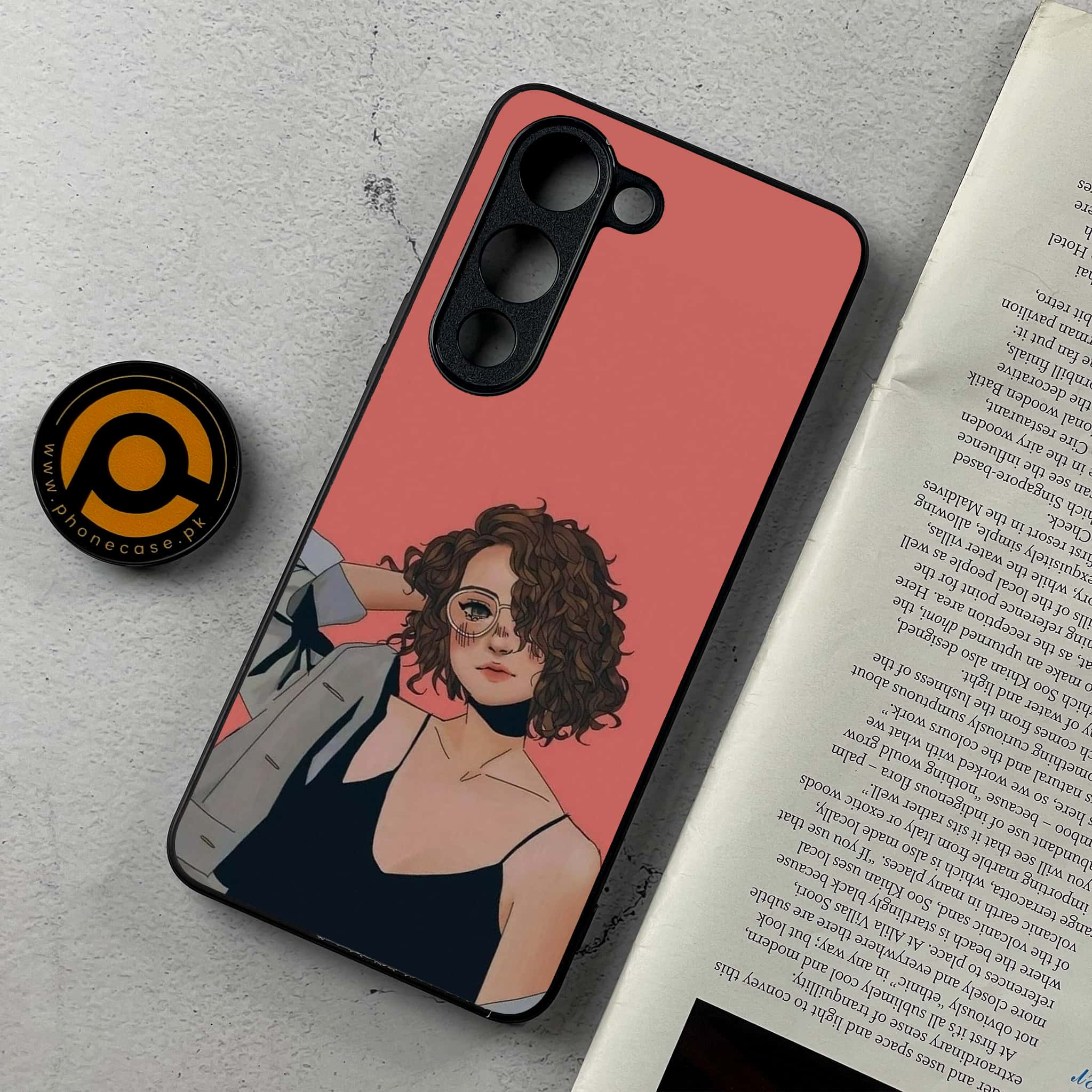 Vivo Y04 - Anime Girls Series - Premium Metal Printed Soft Bumper Shockproof Case