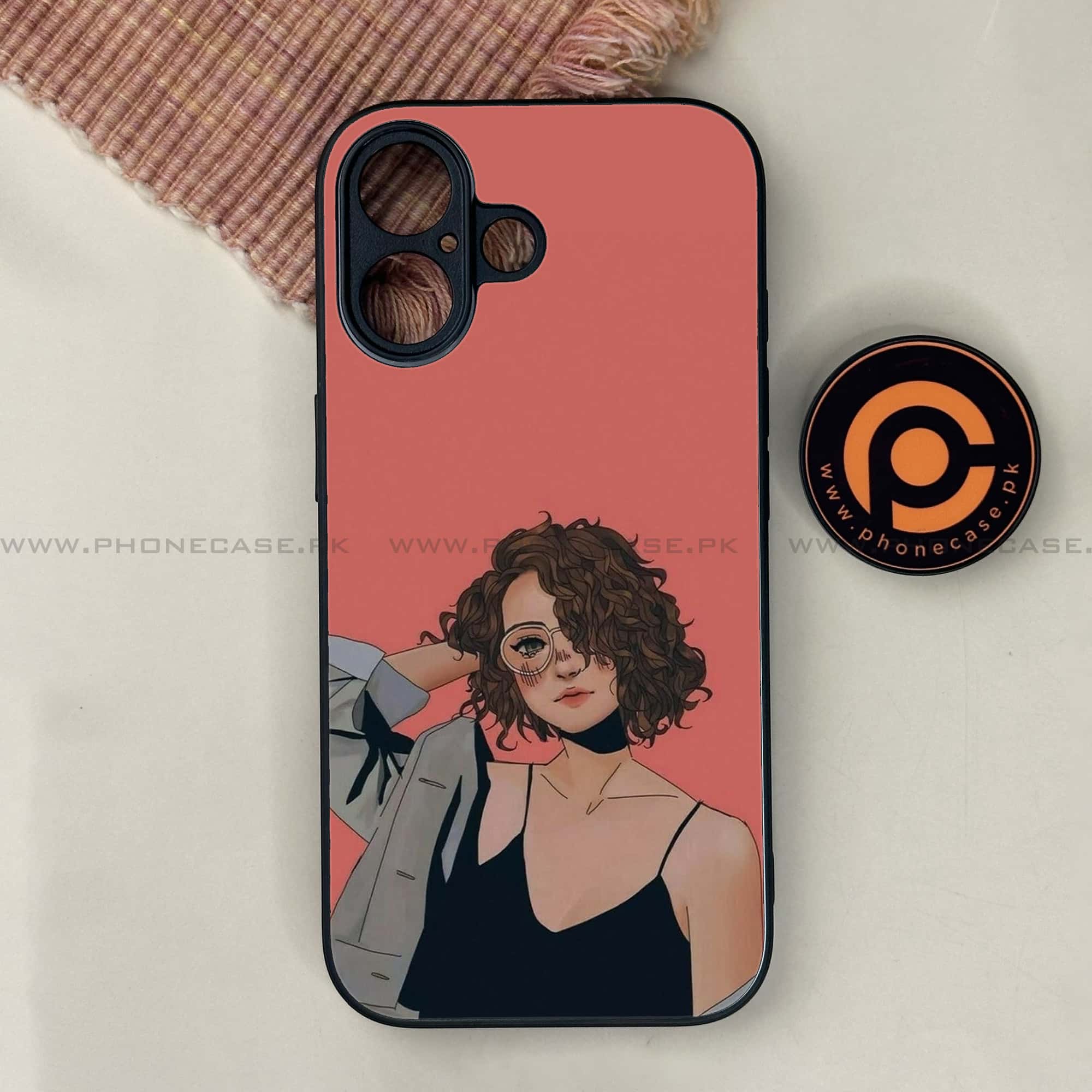 iPhone 17 - Anime Girls Series - Premium Printed Glass soft Bumper shock Proof Case