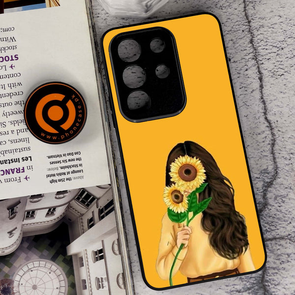 Vivo Y29 4G - Anime Girls Design 7  - Premium Metal Printed soft Bumper Shock Proof Case  CS-34429