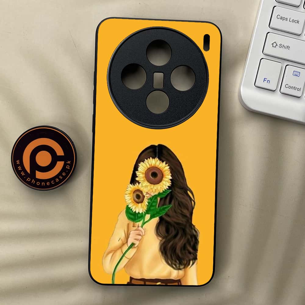 Vivo X200 - Anime Girls Series - Premium Metal  Printed soft Bumper shock Proof Case