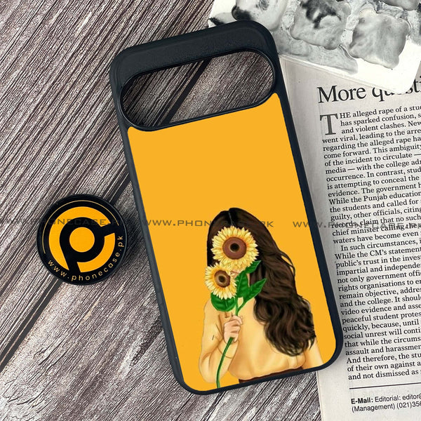 Google Pixel 9 - Anime Girls Design 7- Premium Metal Printed soft Bumper Shock Proof Case CS-44154
