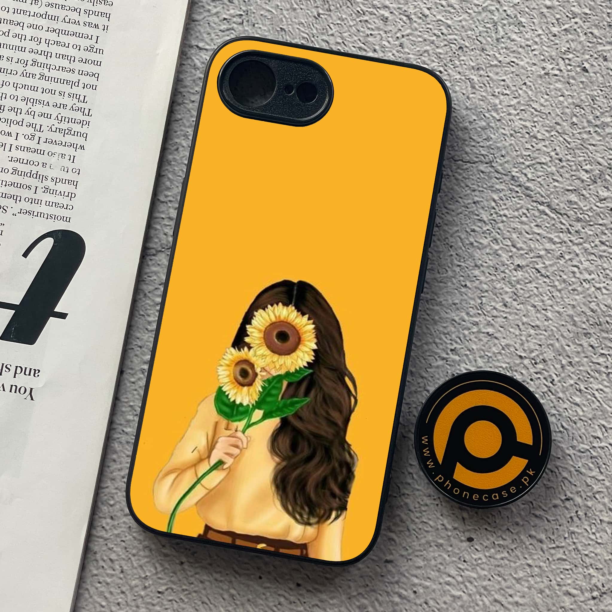 iPhone 16e - Anime Girls Series - Premium Metal  Printed soft Bumper shock Proof Case