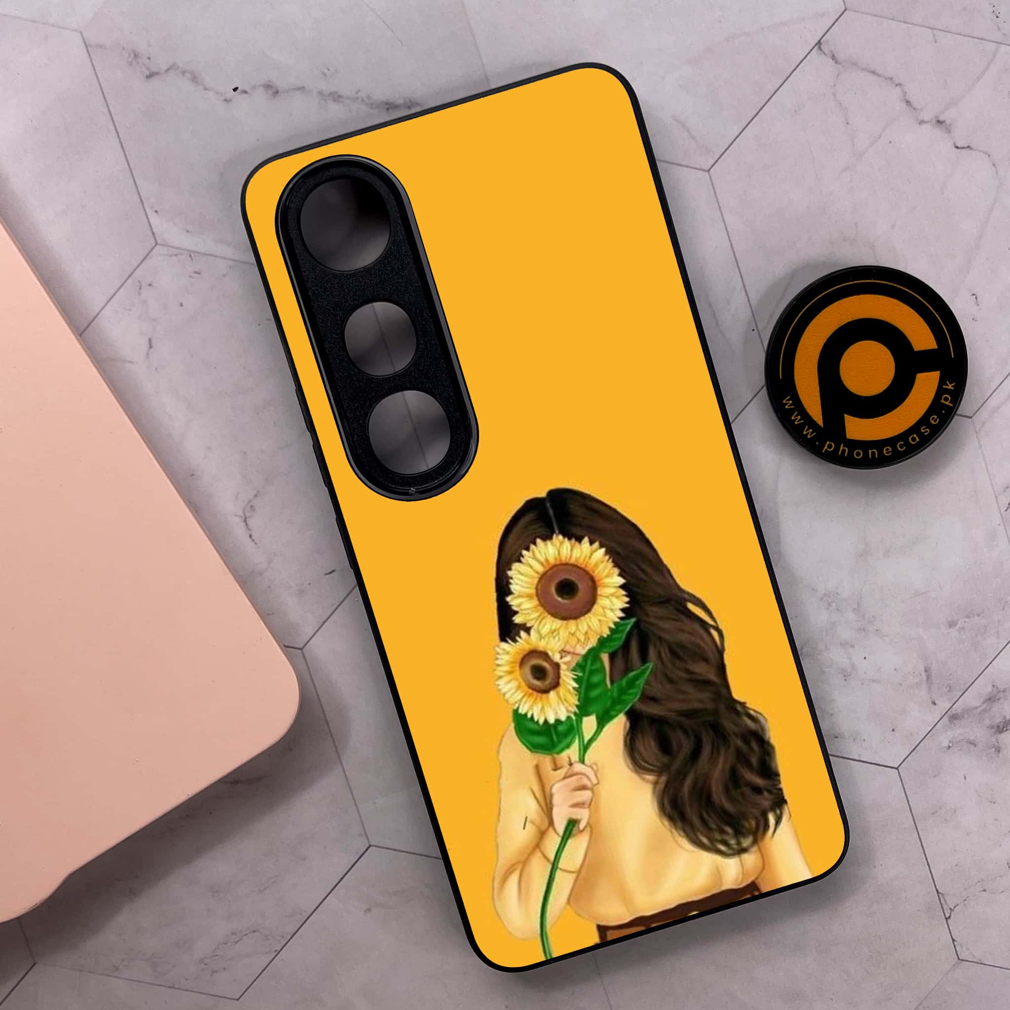 Vivo V50 Lite - Anime Girls Series - Premium Metal Printed soft Bumper shock Proof Case