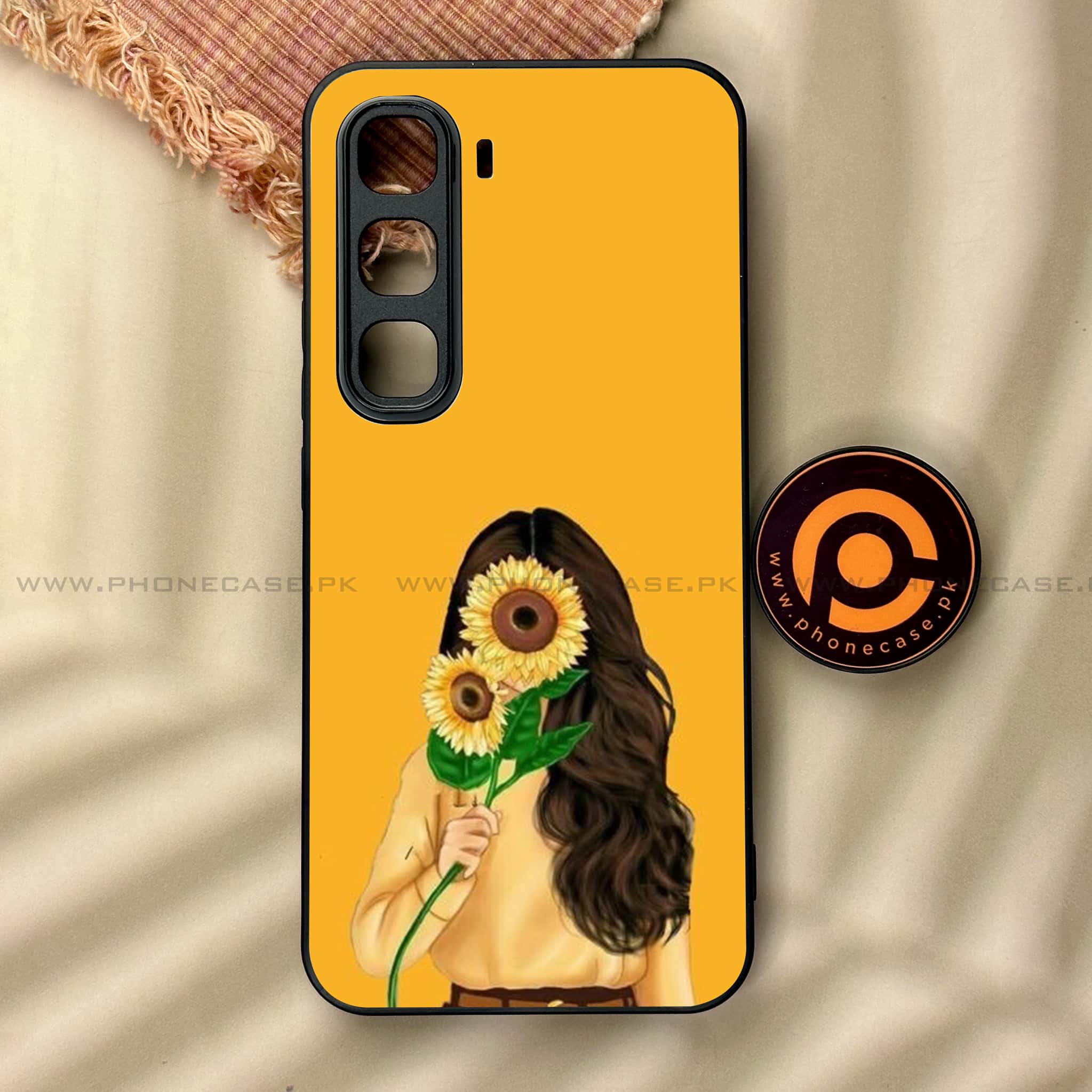 Infinix Hot 60 Pro Plus - Anime Girls Series - Premium Metal Printed soft Bumper shock Proof Case