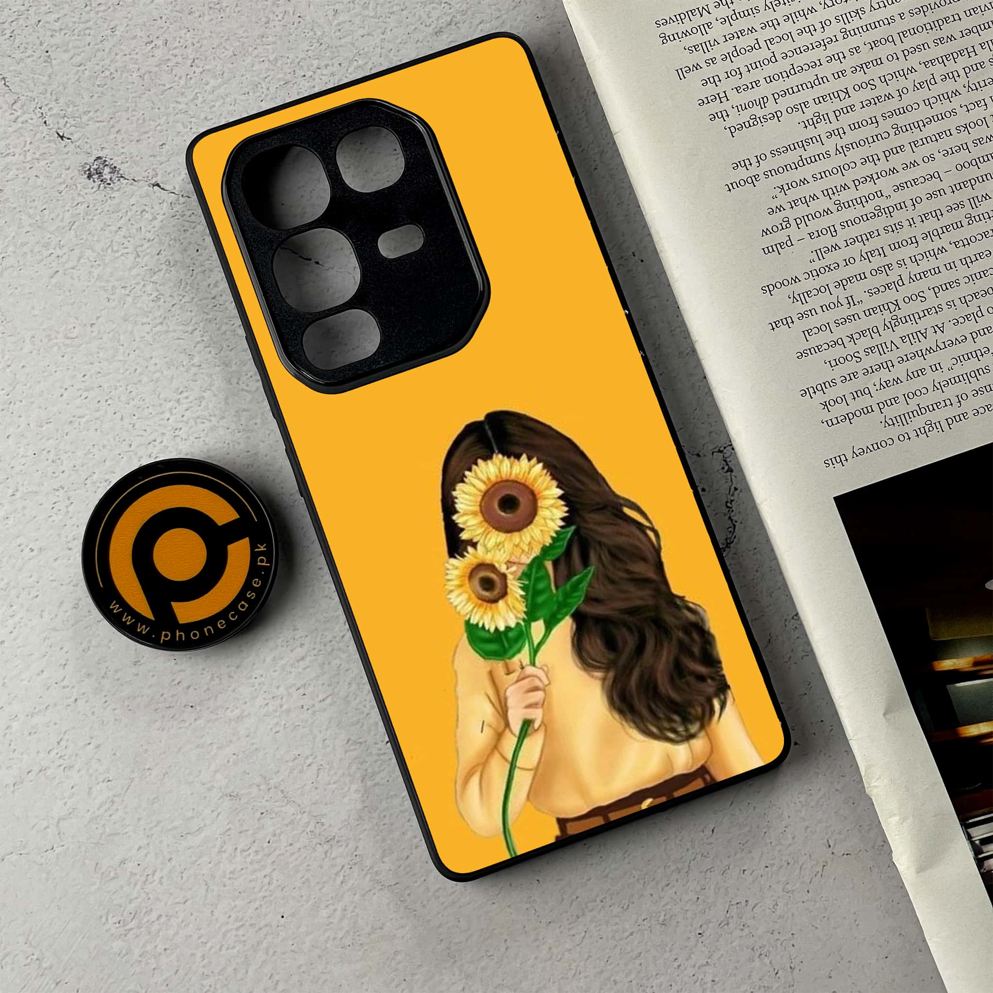 Infinix Note 50 Pro Plus - Anime Girls Series - Premium Metal Printed Soft Bumper Shockproof Case