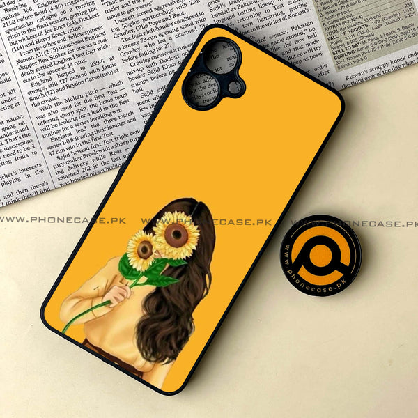 Samsung Galaxy A06  - Anime Girls Design 7 - Premium Metal Printed soft Bumper shock Proof Case CS-36448