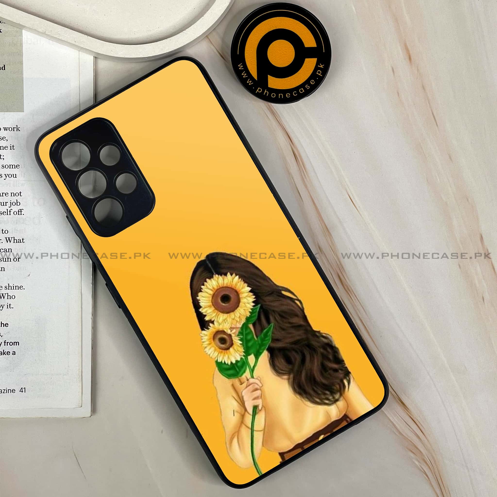 Galaxy A32 - Anime Girls Series - Premium Printed Glass soft Bumper shock Proof Case