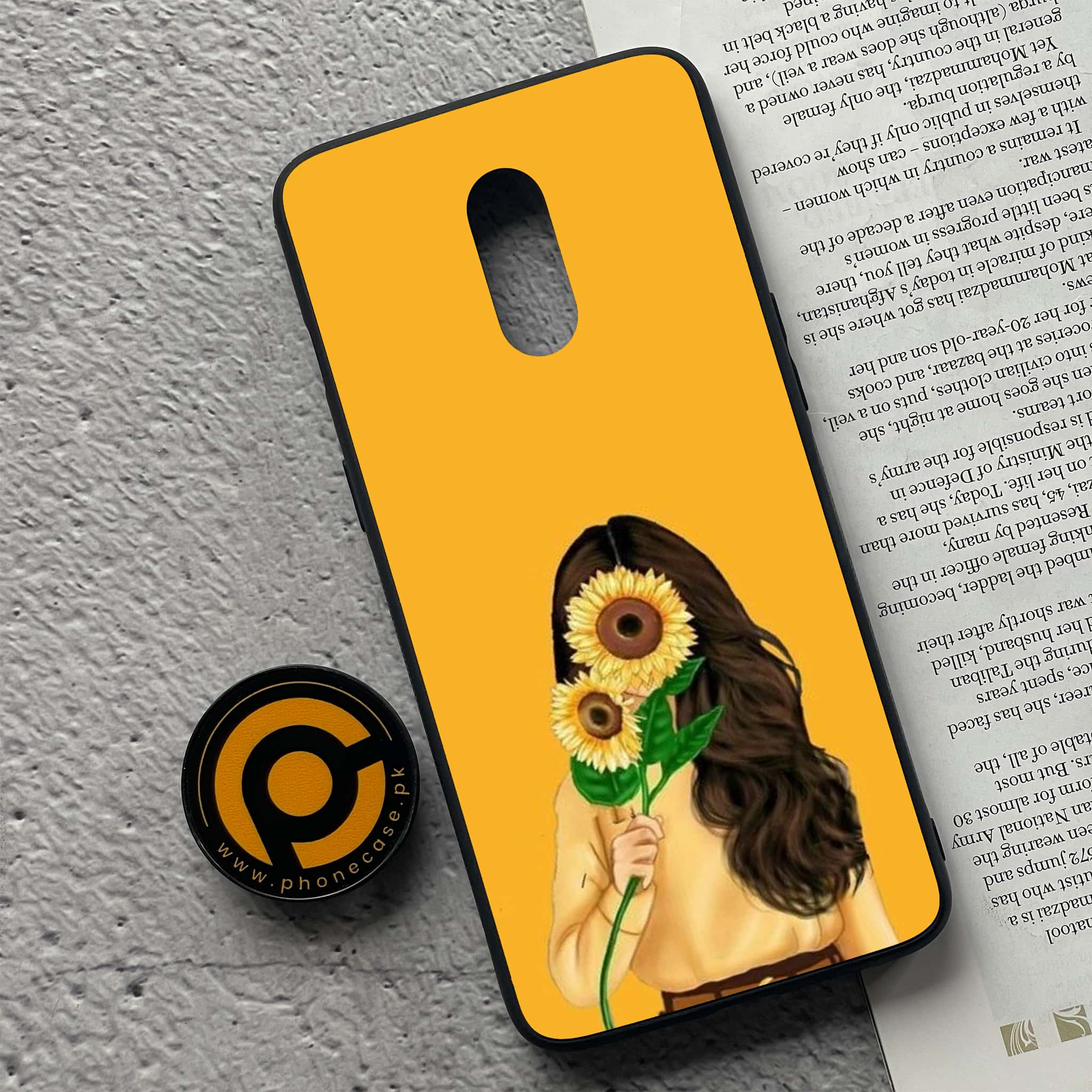 OnePlus 7 - Anime Girls Series - Premium Printed Glass soft Bumper shock Proof Case