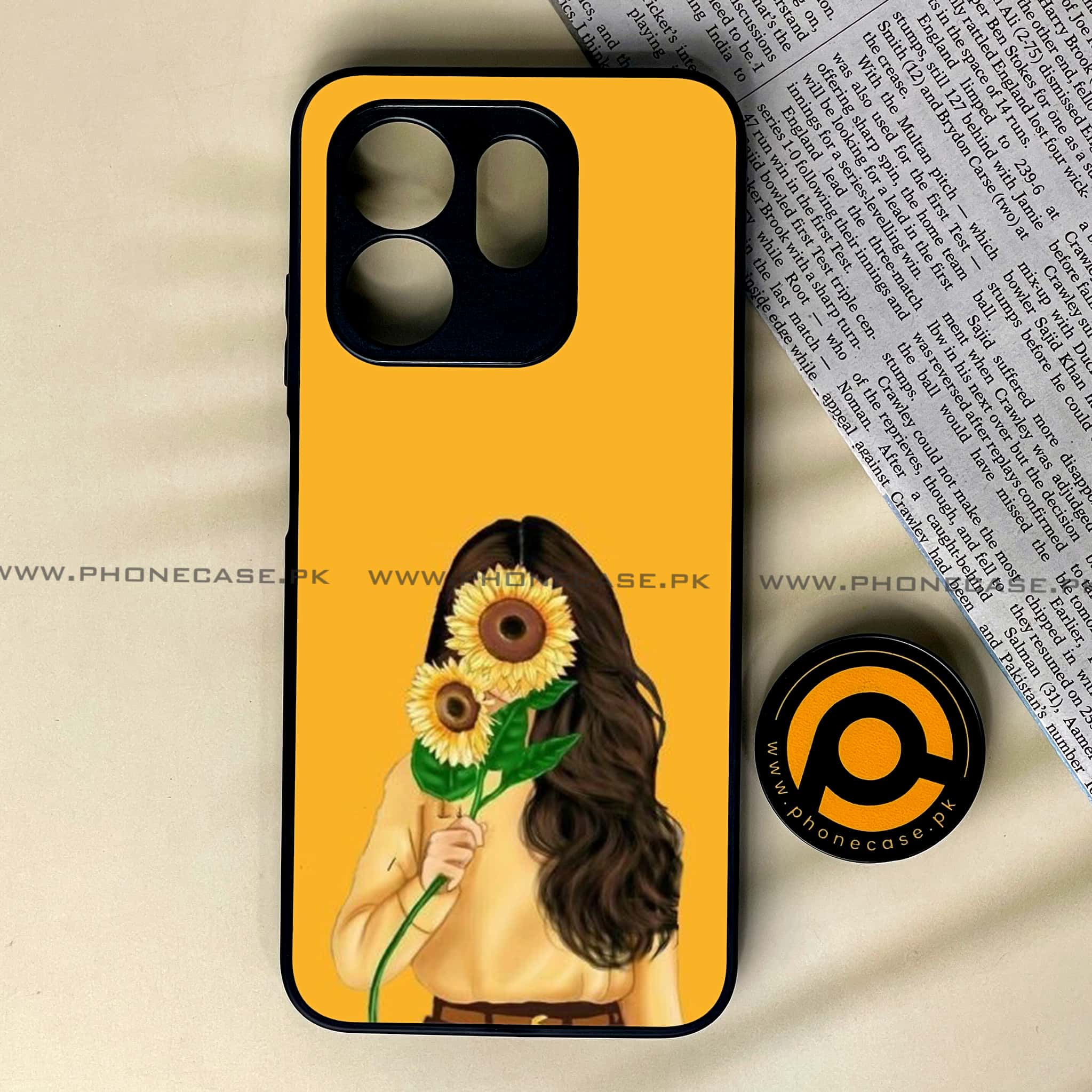 Infinix Smart 9 HD - Anime Girls Series - Premium Metal Printed soft Bumper shock Proof Case
