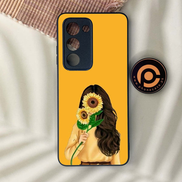 Oppo A5 2025 - Anime Girls Design 7- Premium Metal Printed soft Bumper shock Proof Case CS-51634