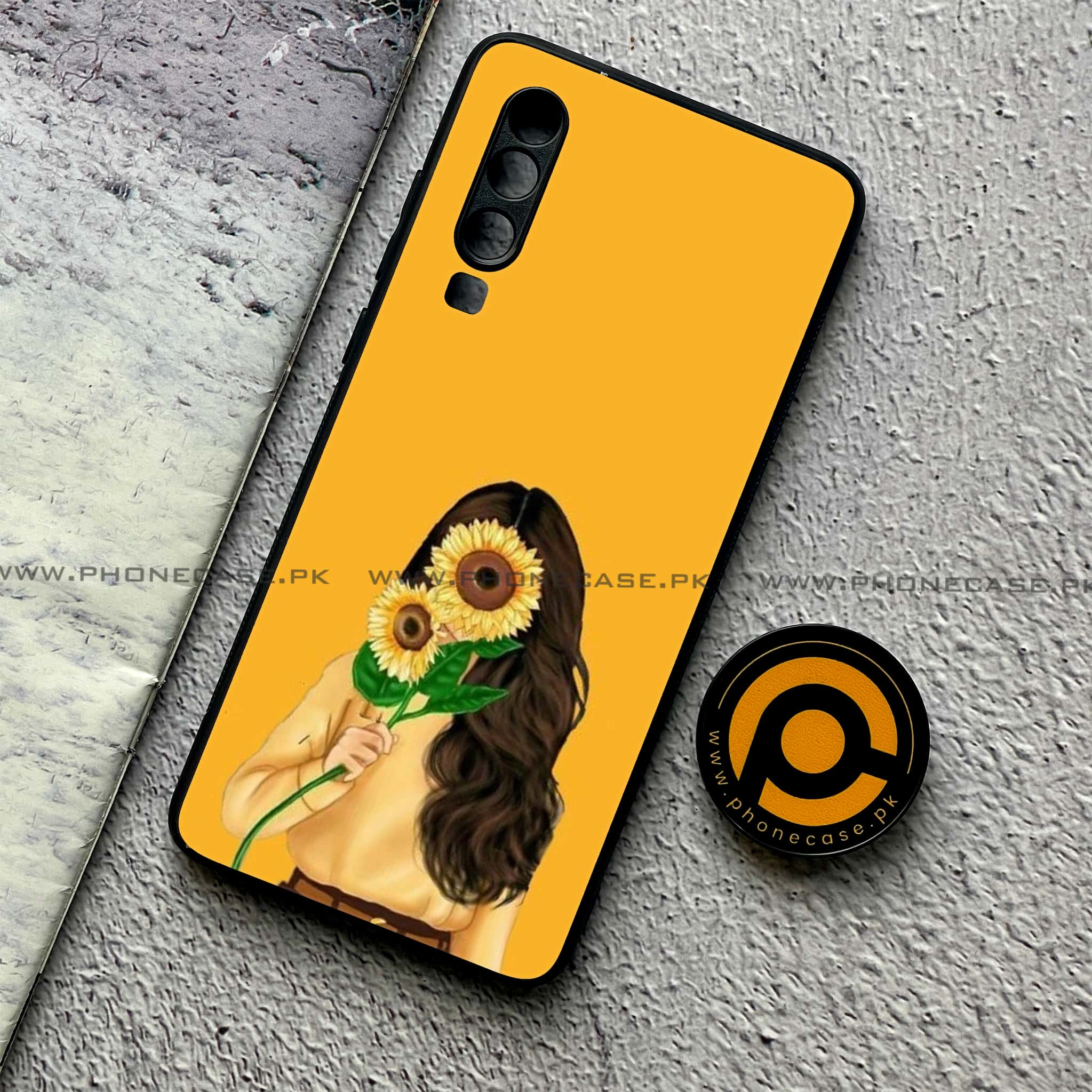 Huawei P30 - Anime Girls Series - Premium Printed Glass soft Bumper shock Proof Case