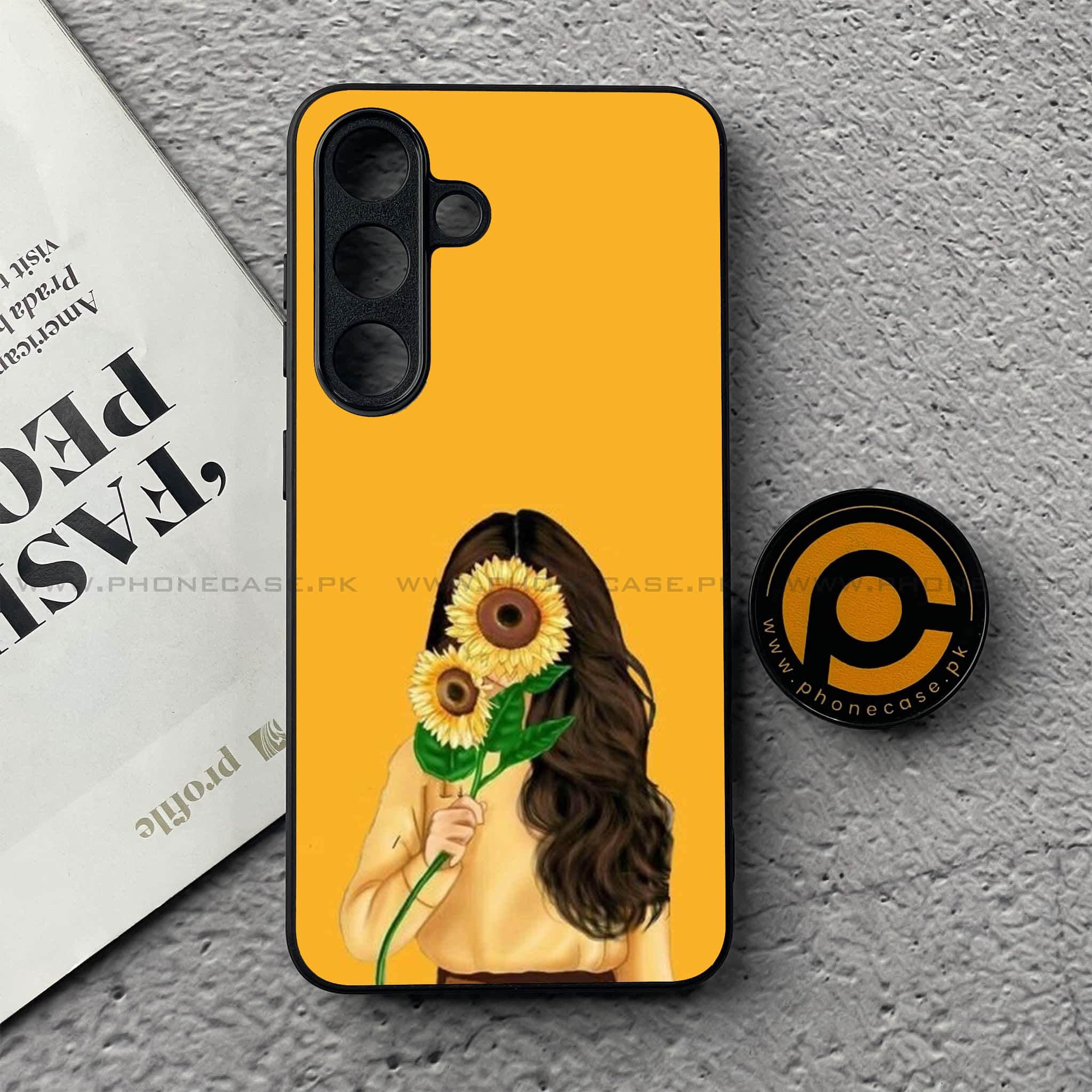 Samsung Galaxy S25 FE - Anime Girls Series - Premium Metal Printed soft Bumper shock Proof Case
