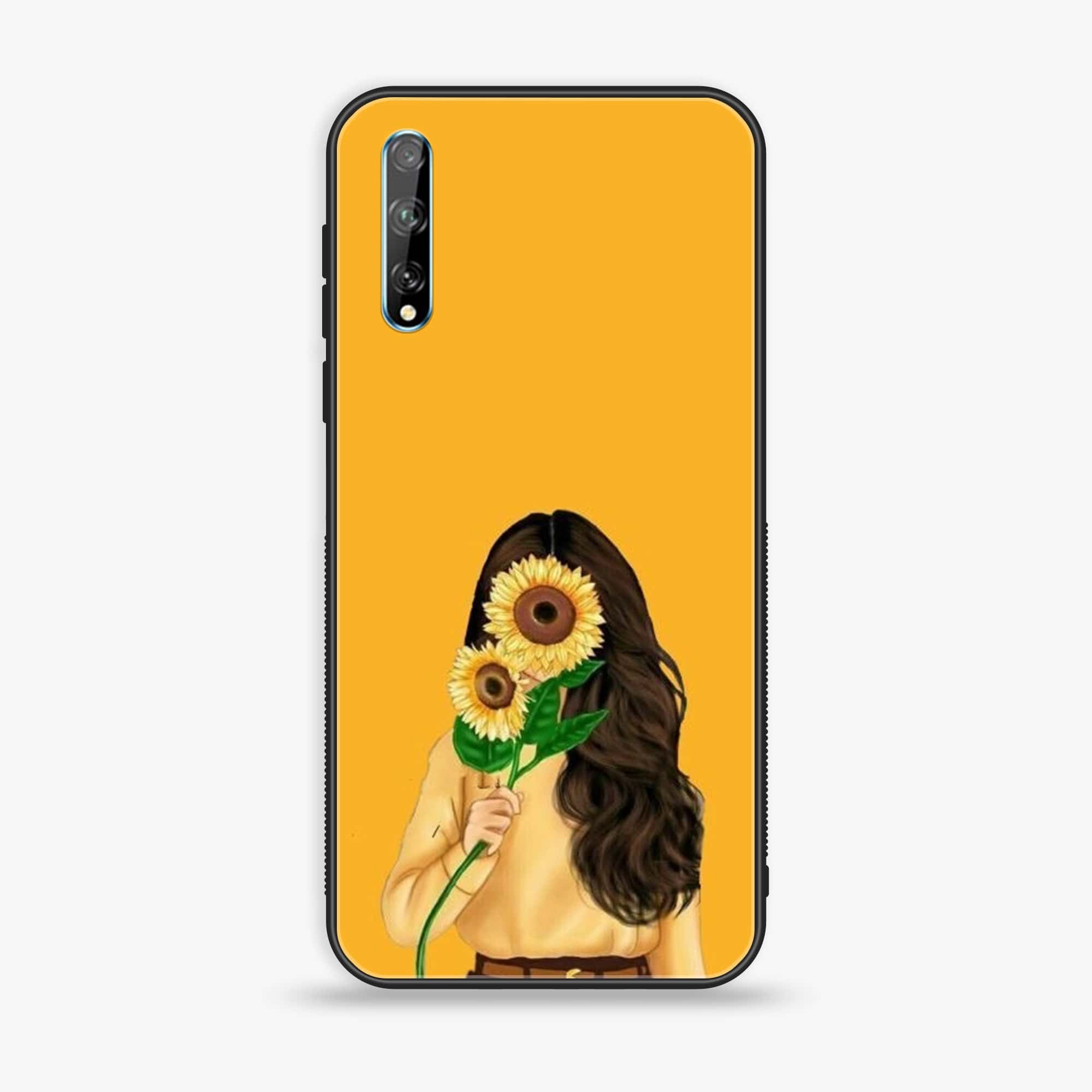 Huawei Y8p - Anime Girls Series - Premium Printed Glass soft Bumper shock Proof Case