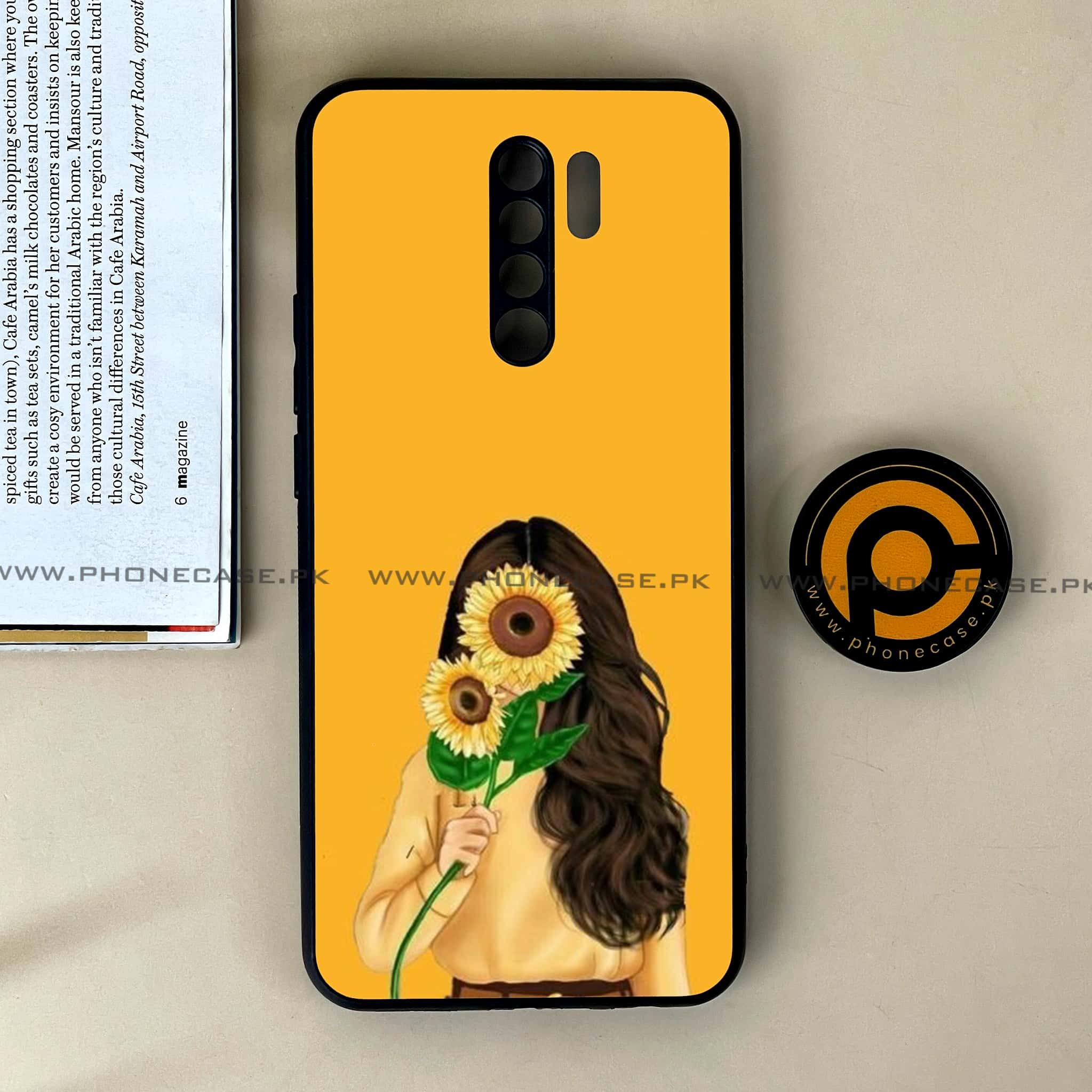 Xiaomi Redmi 9 - Anime Girls Series - Premium Printed Glass soft Bumper shock Proof Case