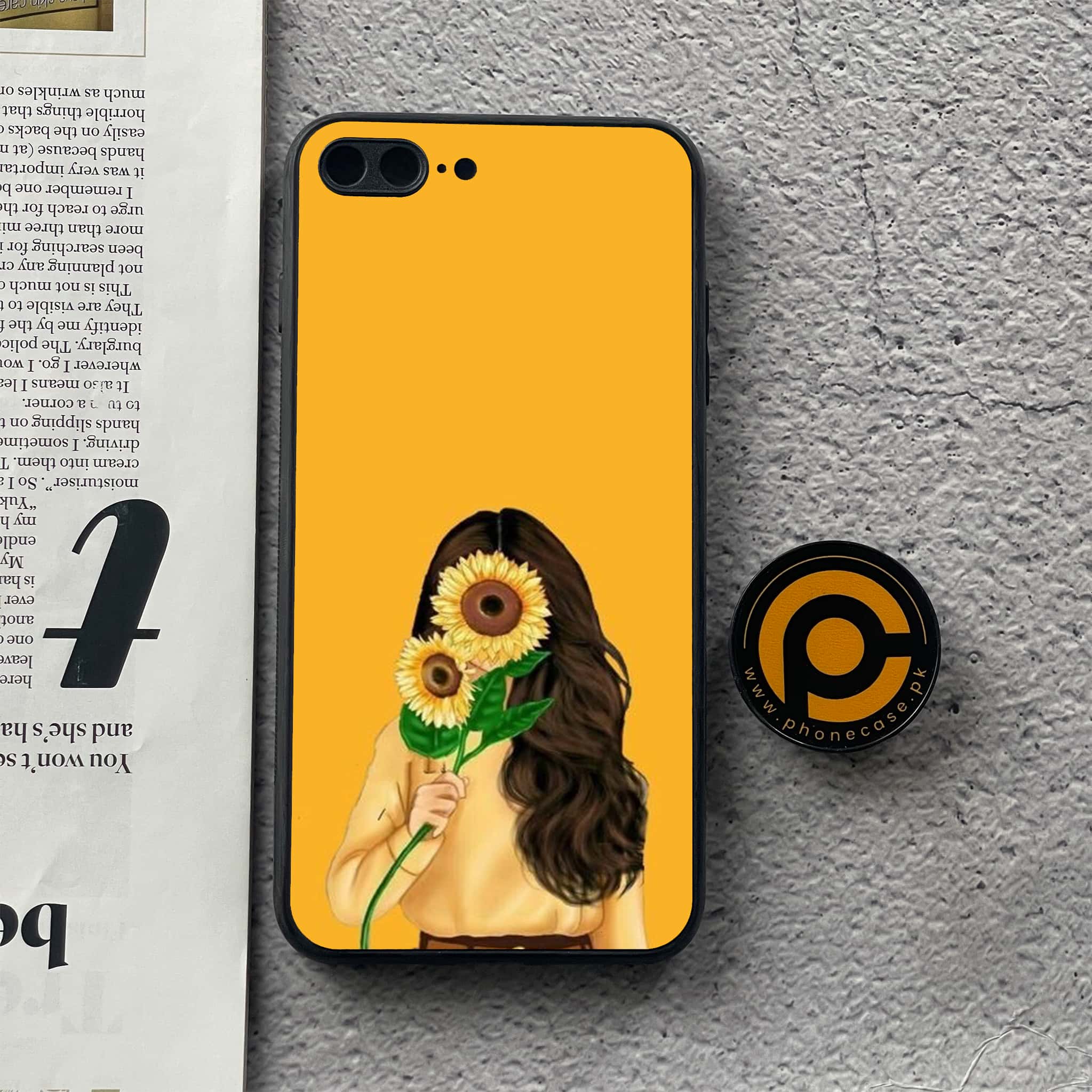 iPhone 7 Plus/ 8 Plus - Anime Girls Series - Premium Metal Printed soft Bumper shock Proof Case