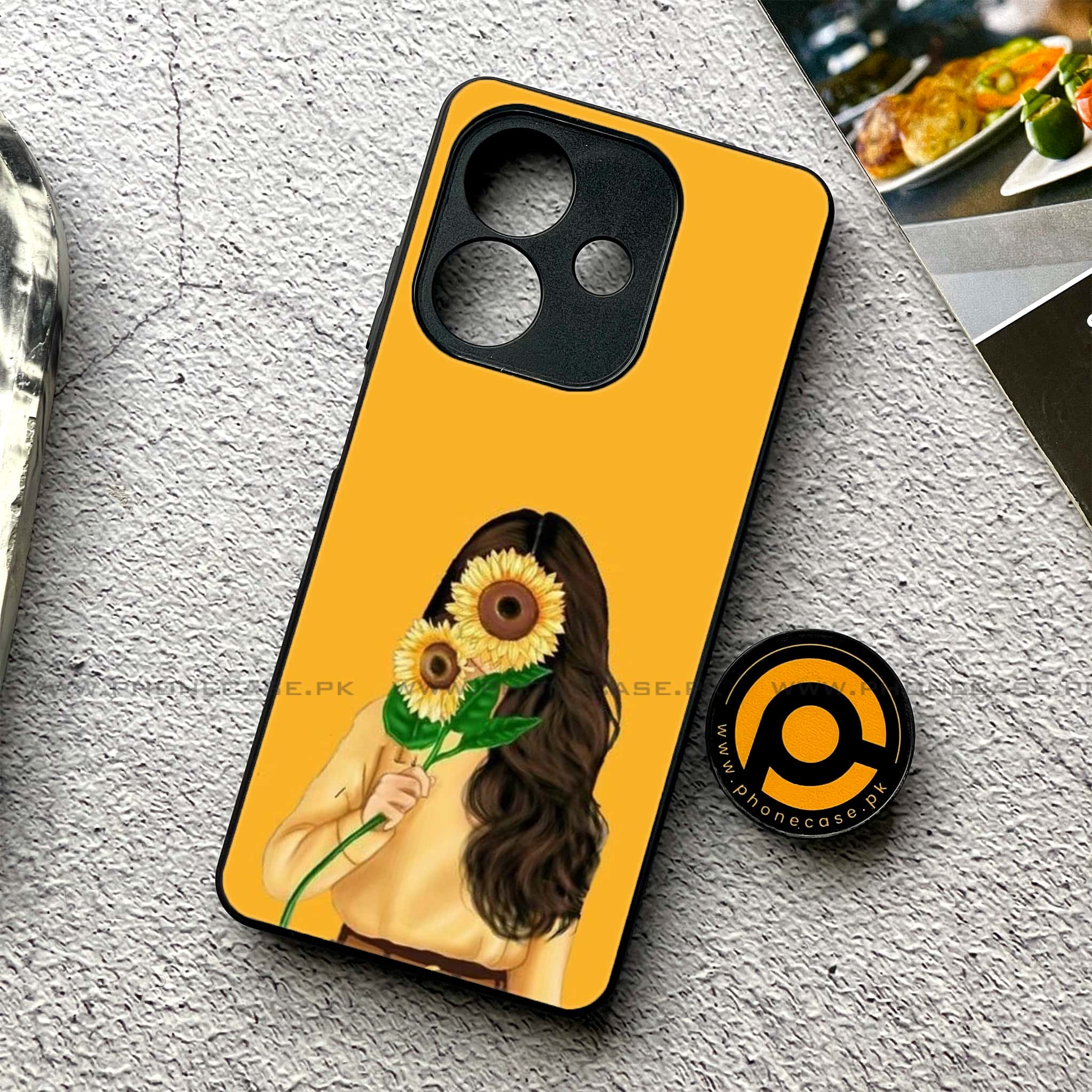 Oppo A5i - Anime Girls Series - Premium Metal Printed soft Bumper shock Proof Case