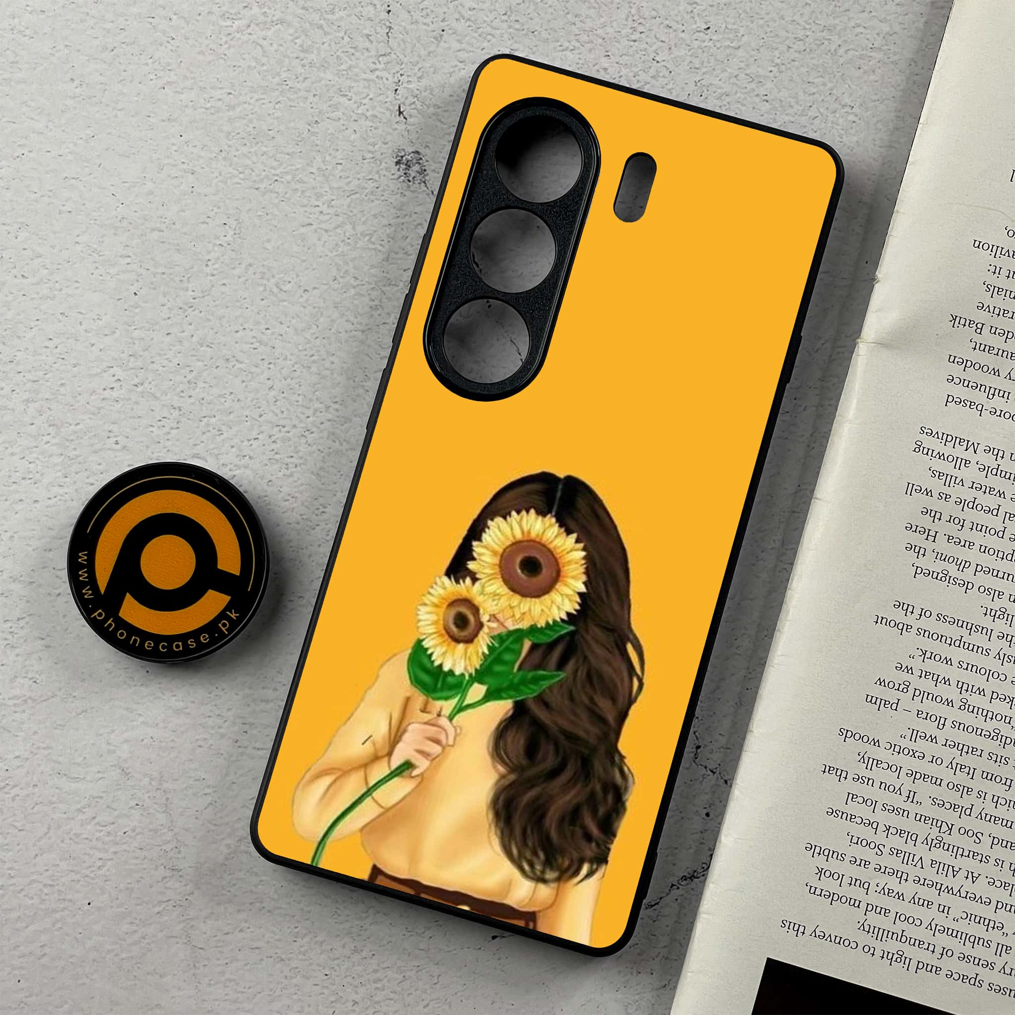Tecno Camon 40 - Anime Girls Series - Premium Metal Printed Soft Bumper Shockproof Case
