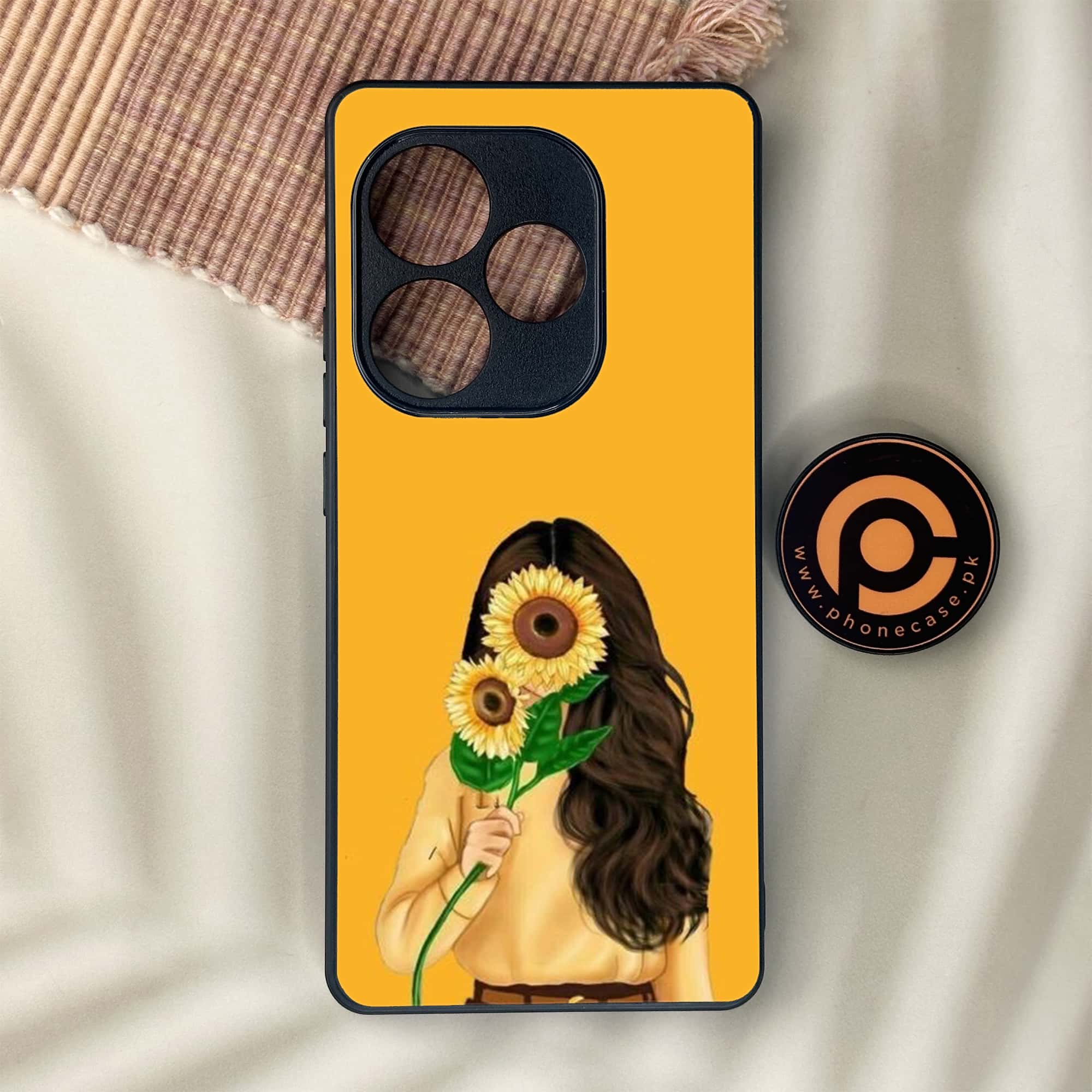 Realme GT 6 - Anime Girls Series - Premium Metal Printed soft Bumper shock Proof Case
