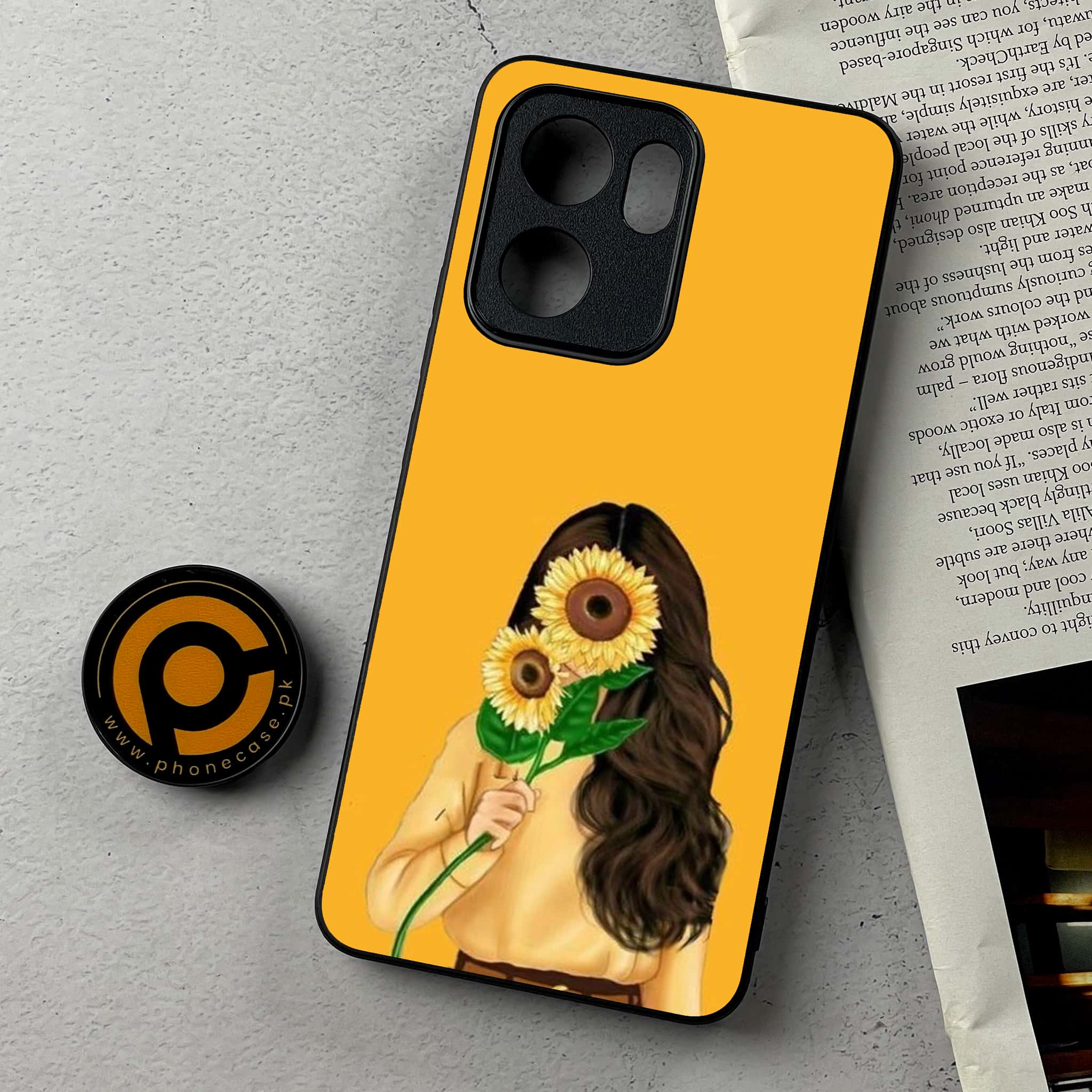 Oppo A5x - Anime Girls Series - Premium Metal Printed Soft Bumper Shockproof Case