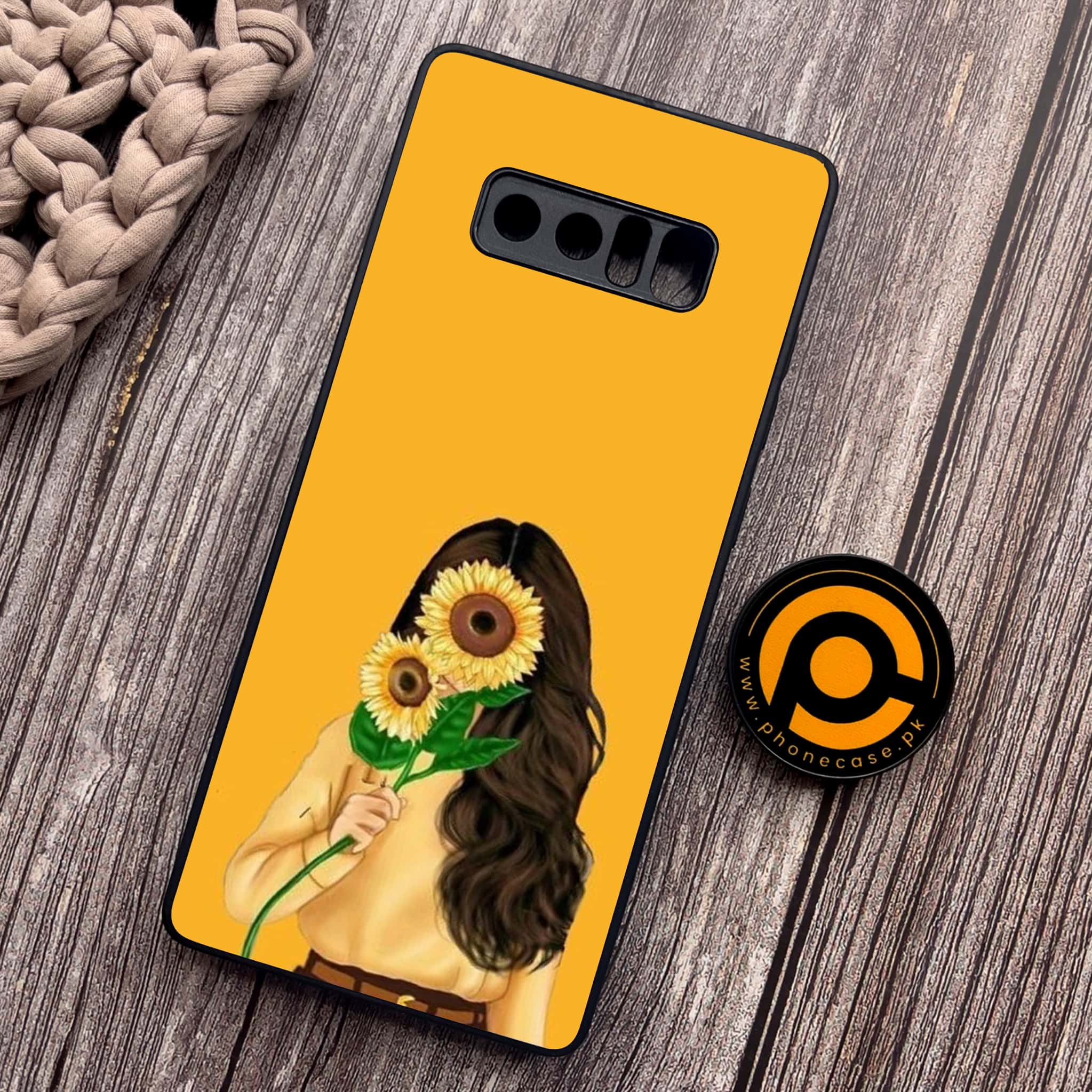 Samsung Galaxy Note 8 - Anime Girls Series - Premium Metal Printed soft Bumper shock Proof Case