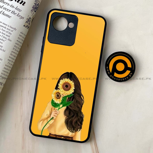 Realme C30 - Anime Girls Design 7 - Premium Printed Glass soft Bumper shock Proof Case CS-16127