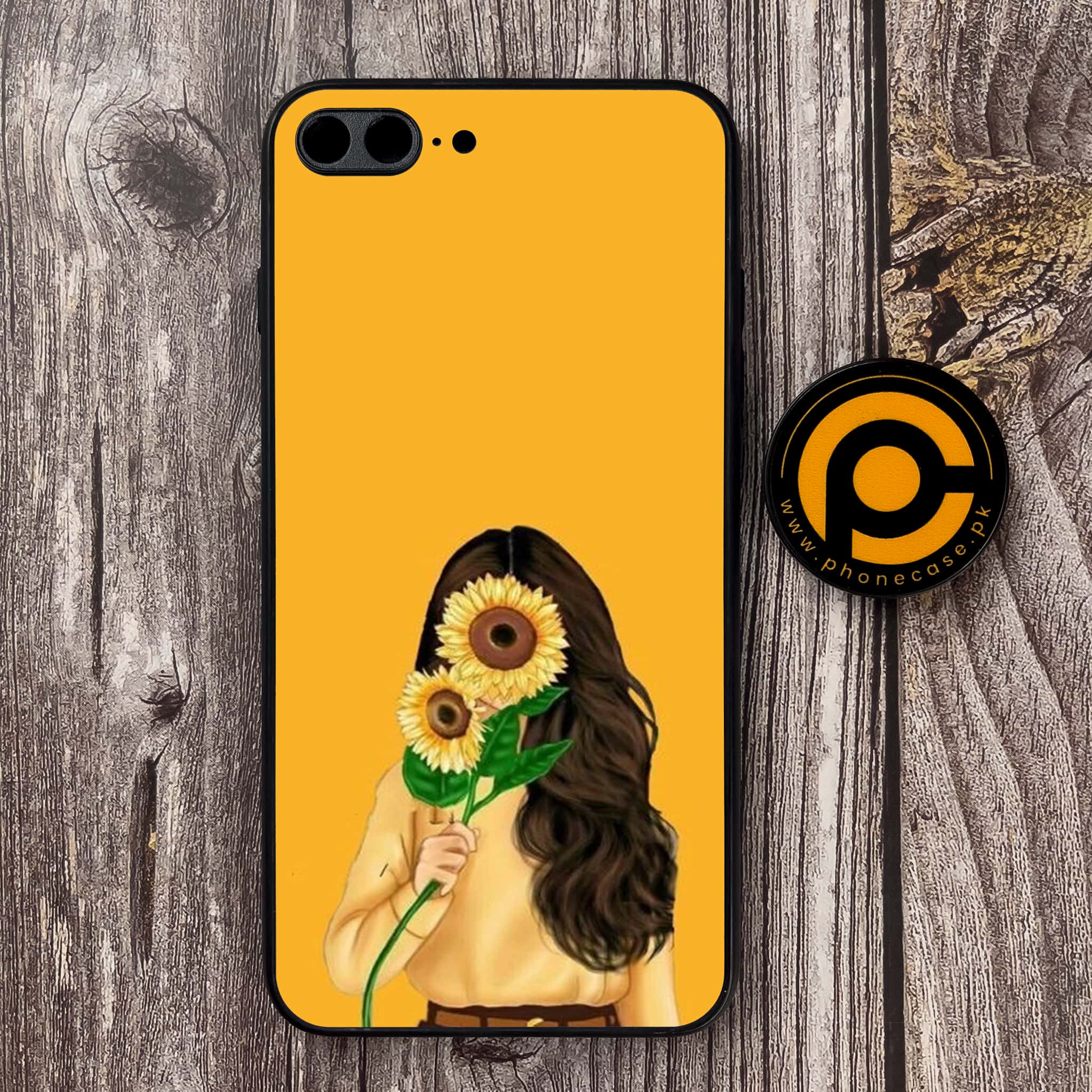 iPhone 7 Plus/ 8 Plus - Anime Girls Series - Premium Metal Printed soft Bumper shock Proof Case