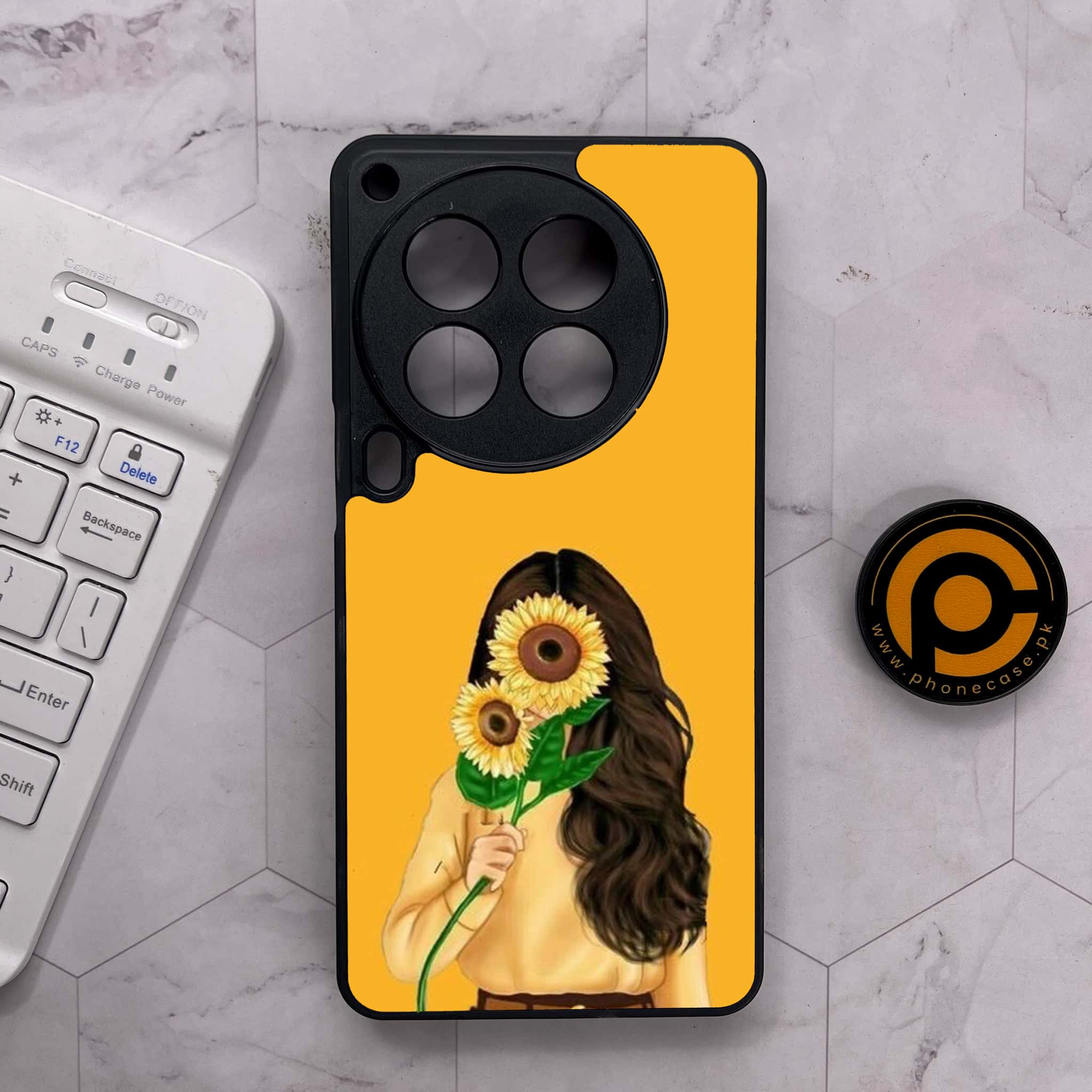 Tecno Camon 30 Premier - Anime Girls Series - Premium Metal Printed soft Bumper shock Proof Case