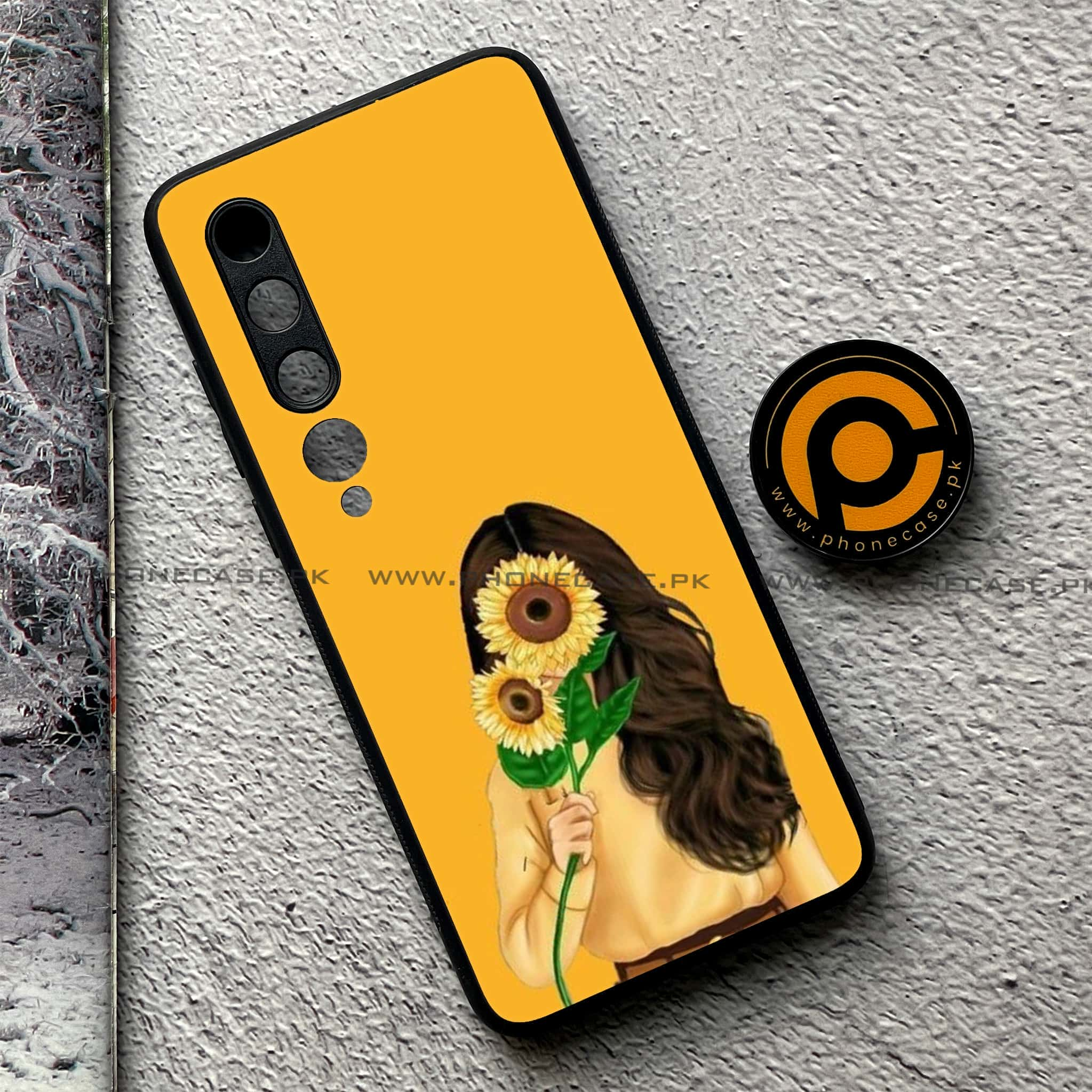 Xiaomi Mi 10 - Anime Girls Series - Premium Printed Glass soft Bumper shock Proof Case