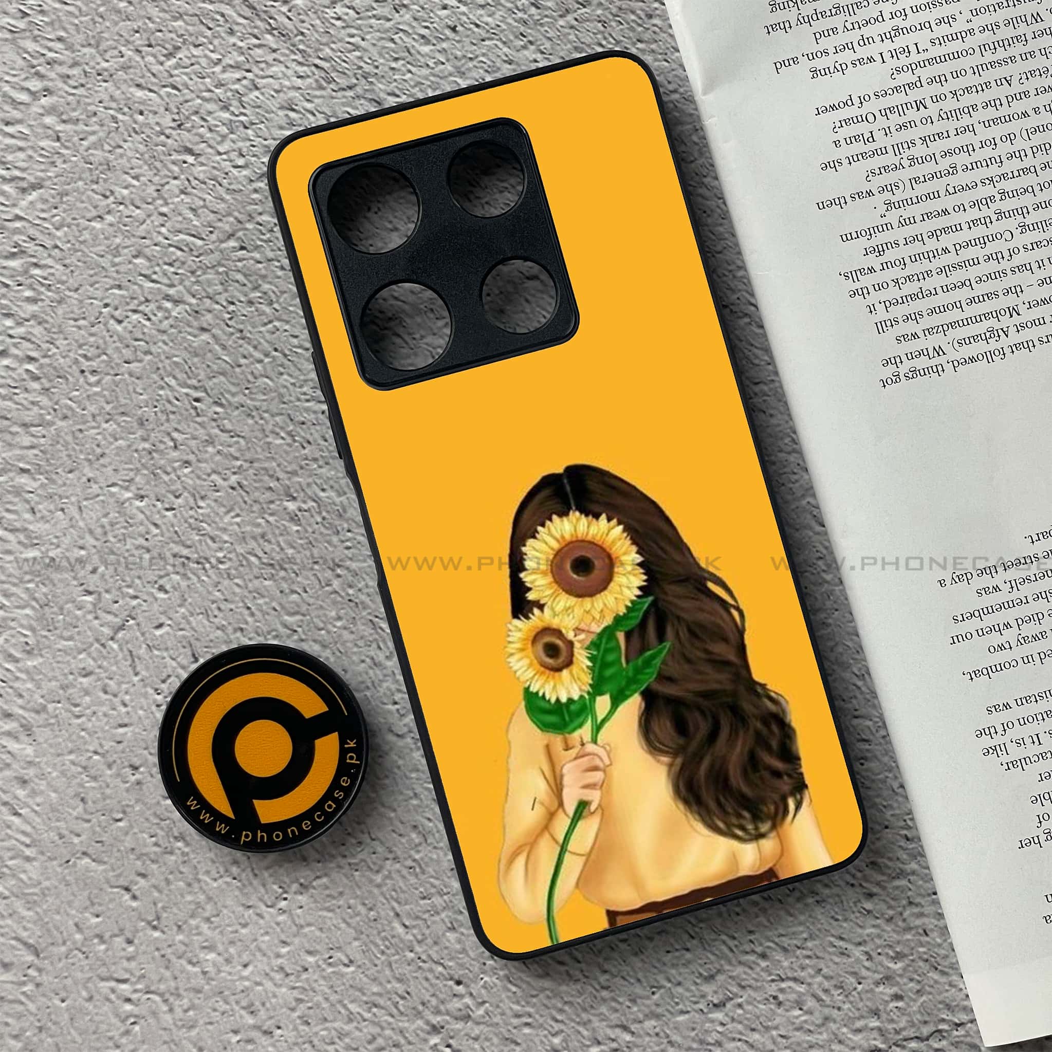 Infinix Note 30 Pro - Anime Girls Series - Premium Metal Printed soft Bumper shock Proof Case