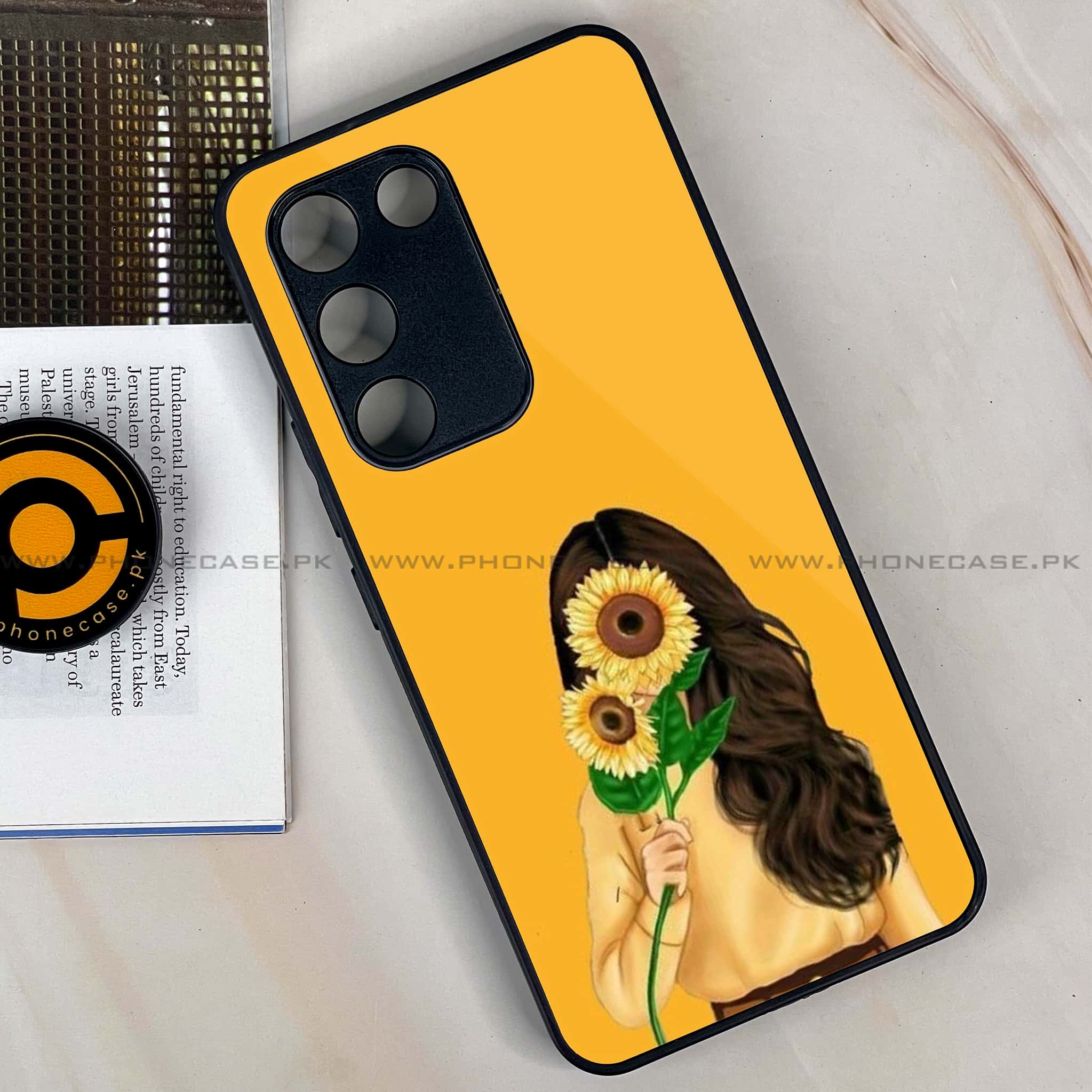 Vivo Y200e -  Anime Girls Series - Premium Metal Printed soft Bumper shock Proof Case