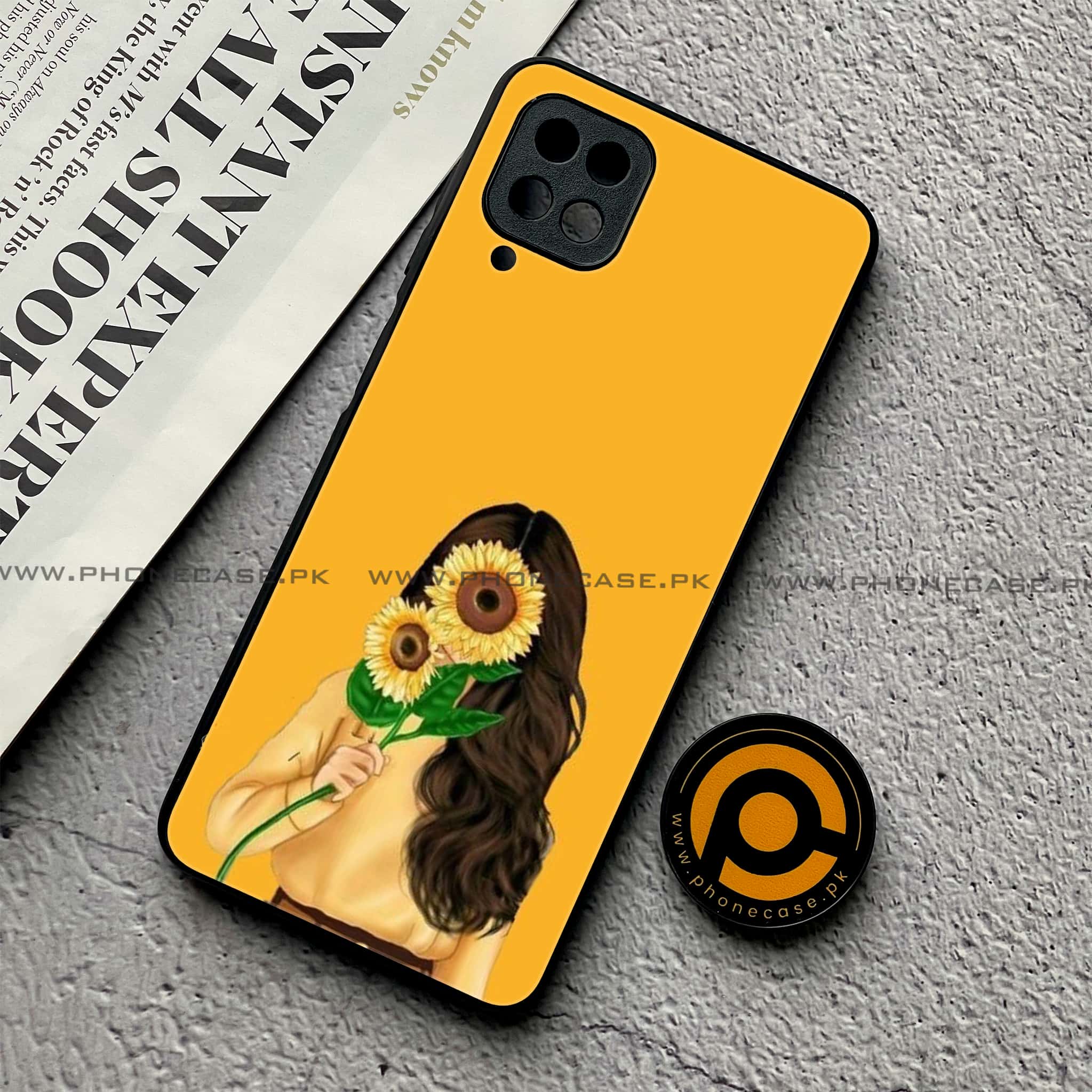 Samsung Galaxy A12 / A12 Nacho - Anime Girls Series - Premium Printed Glass soft Bumper shock Proof Case