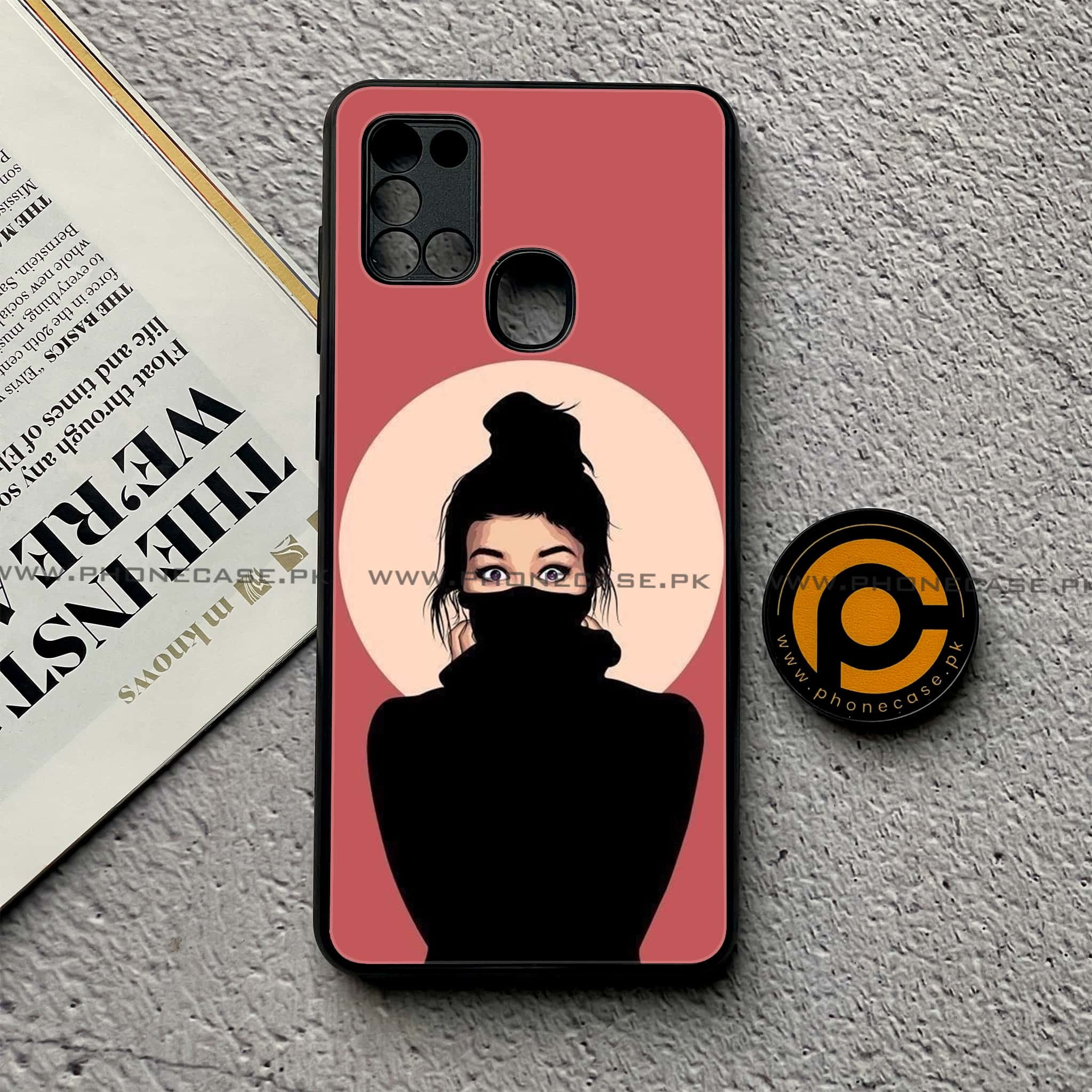 Samsung Galaxy A21s - Anime Girls Series - Premium Printed Glass soft Bumper shock Proof Case