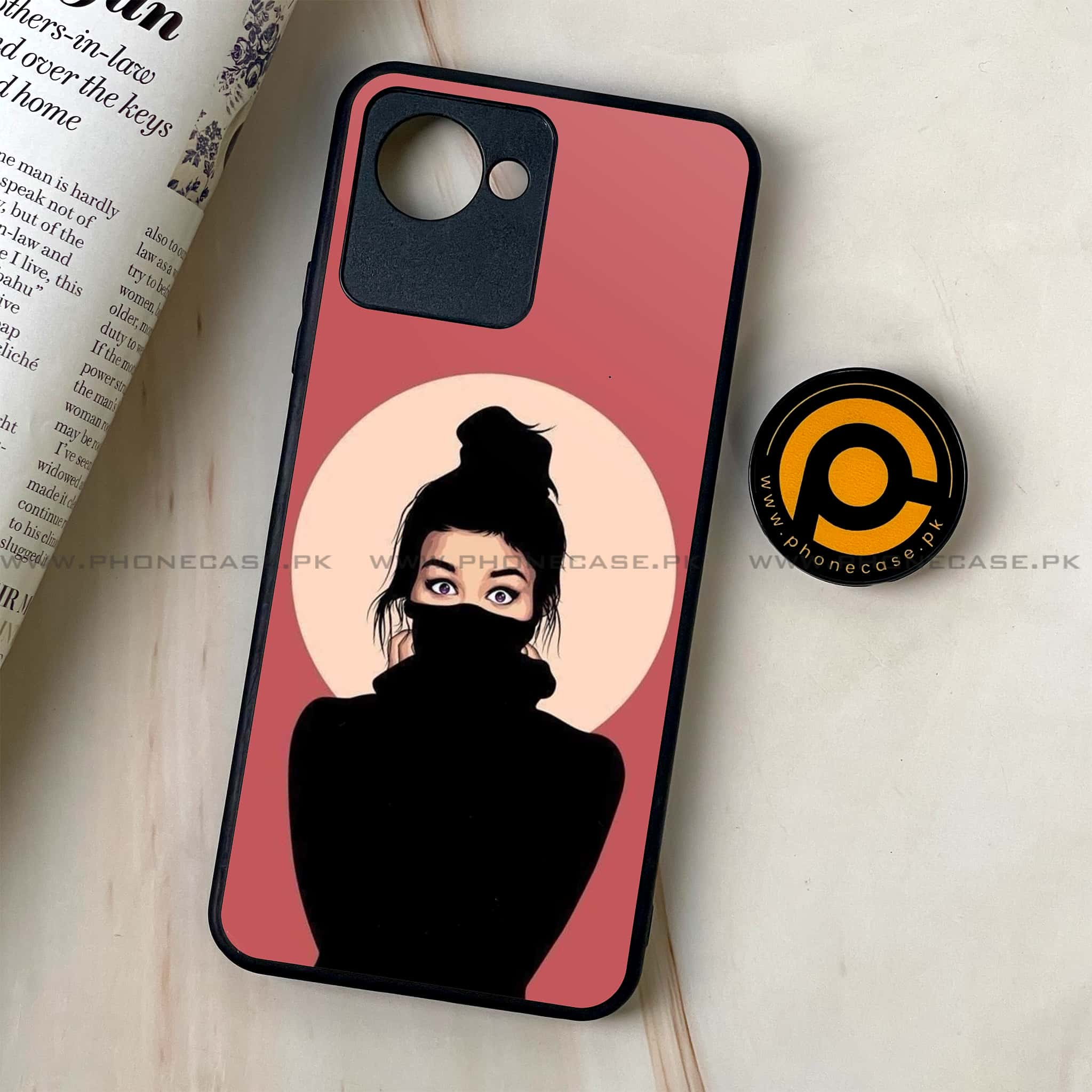 Realme C30 - Anime Girls Series - Premium Printed Glass soft Bumper shock Proof Case