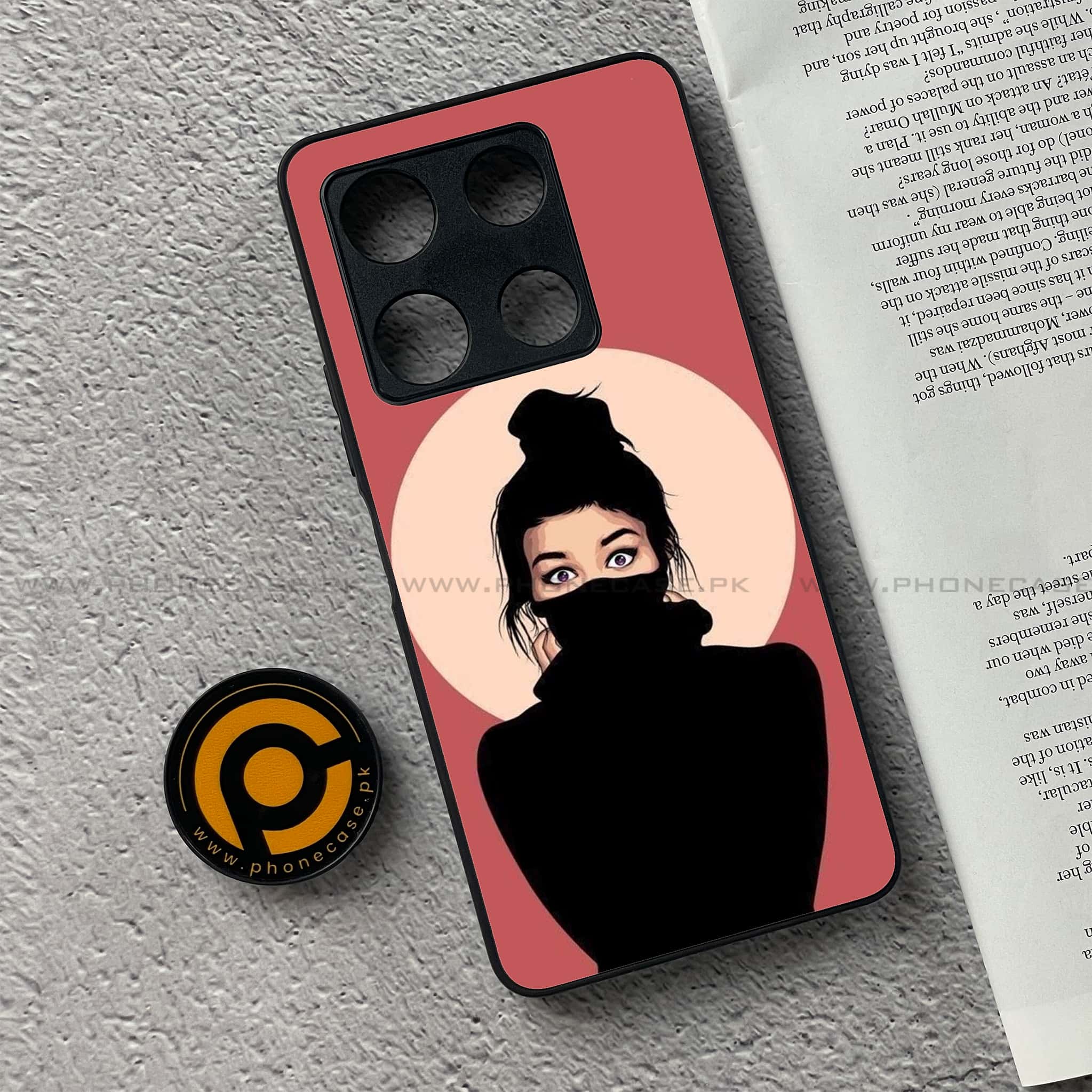 Infinix Note 30 Pro - Anime Girls Series - Premium Metal Printed soft Bumper shock Proof Case