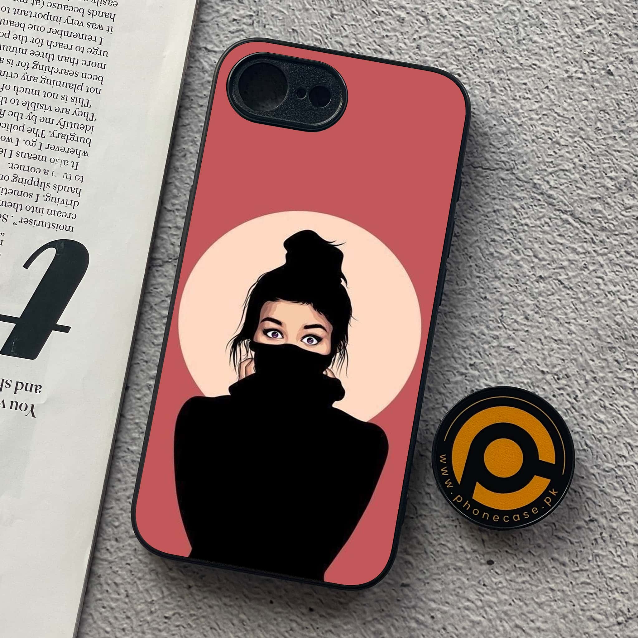 iPhone 16e - Anime Girls Series - Premium Metal  Printed soft Bumper shock Proof Case