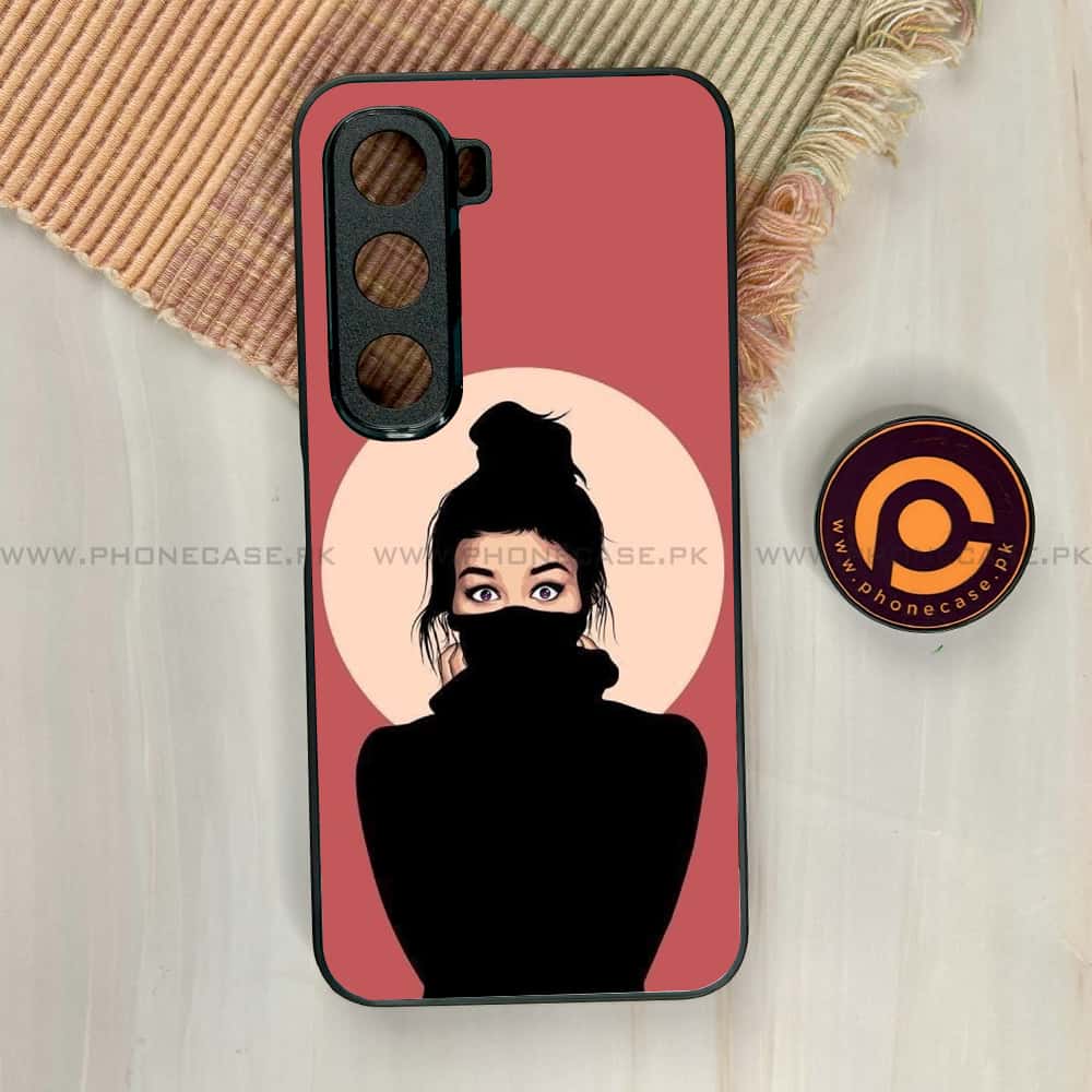 Infinix Hot 60i - Anime Girls Series - Premium Metal Printed soft Bumper shock Proof Case