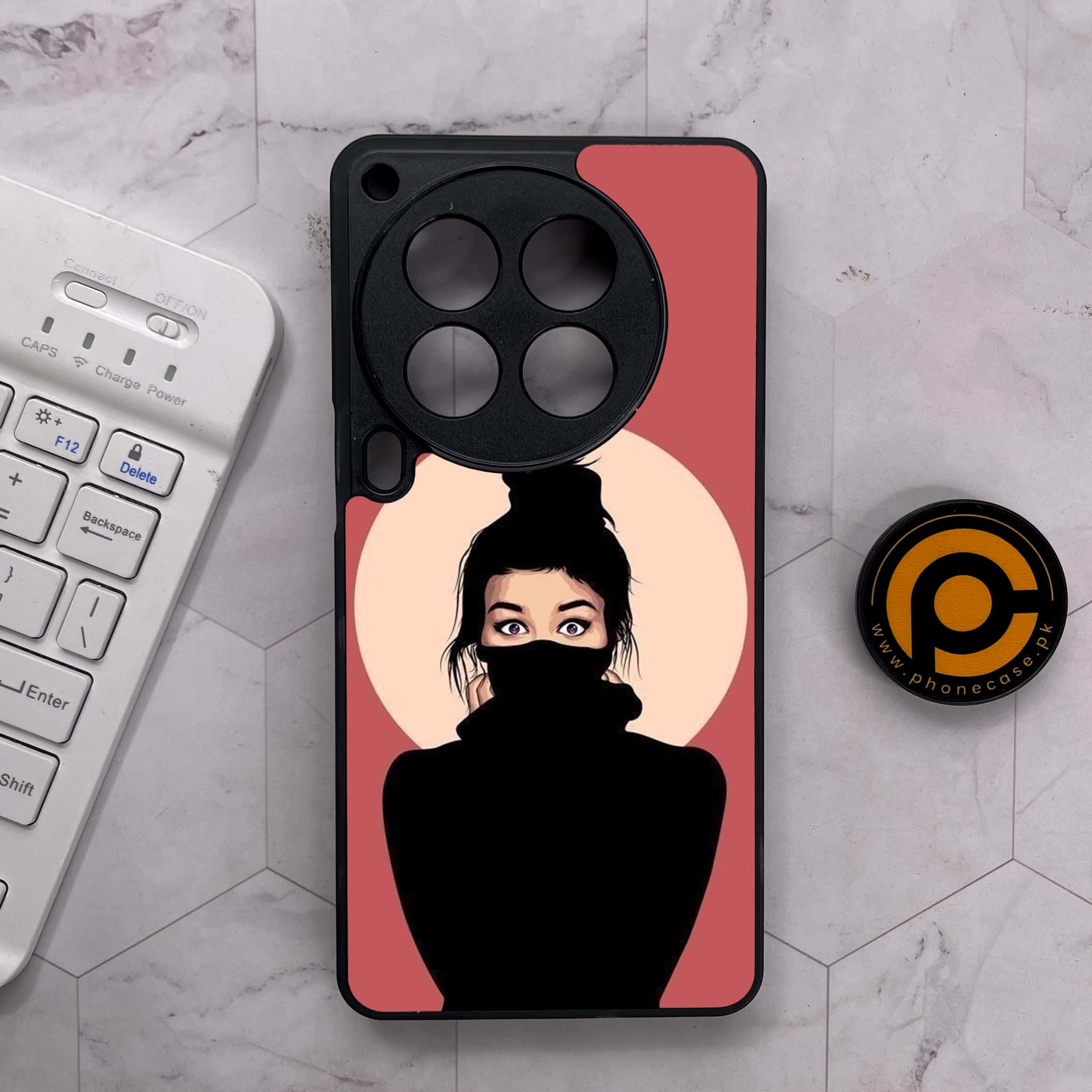 Tecno Camon 30 Premier - Anime Girls Series - Premium Metal Printed soft Bumper shock Proof Case