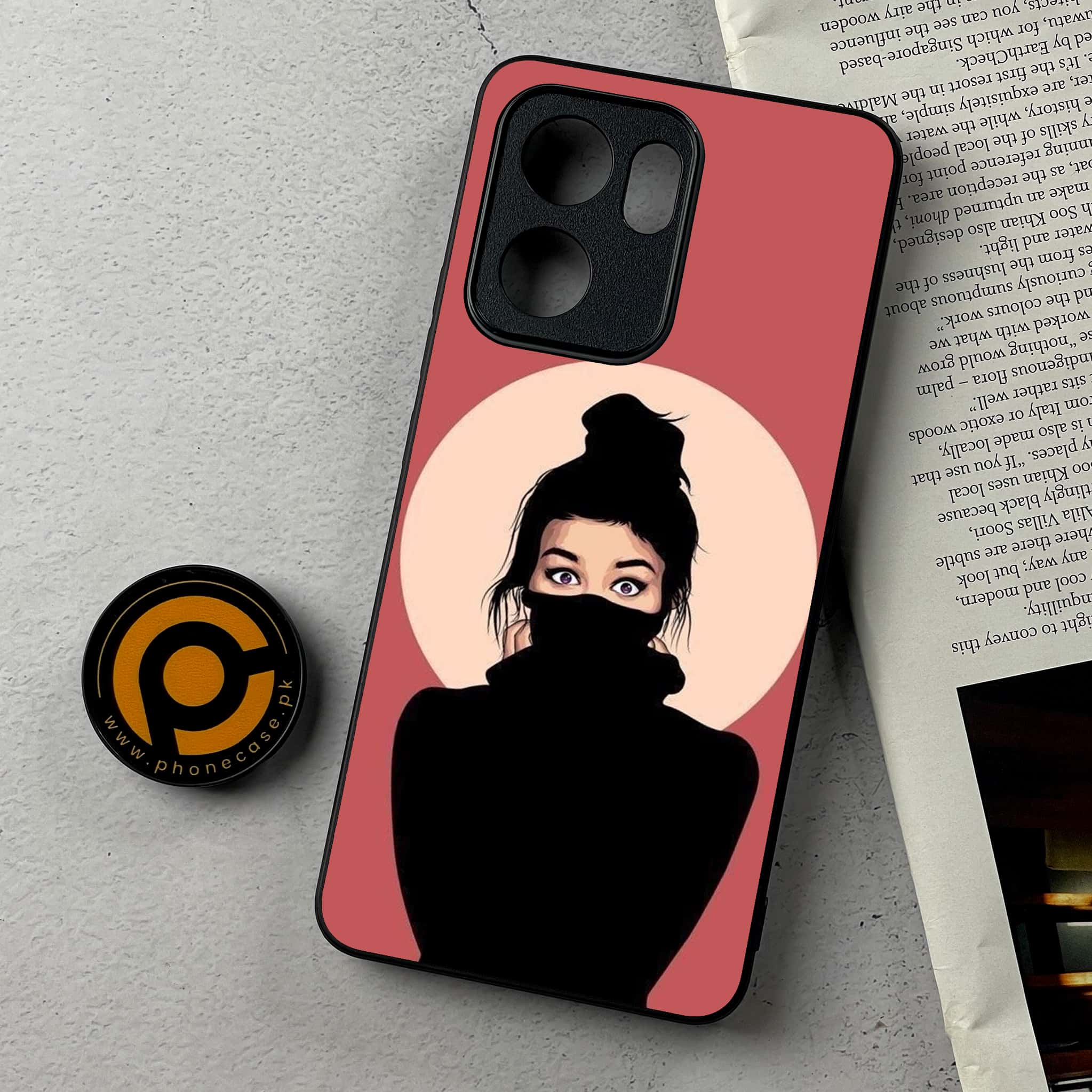 Oppo Reno 13F - Anime Girls Series - Premium Metal Printed Soft Bumper Shockproof Case