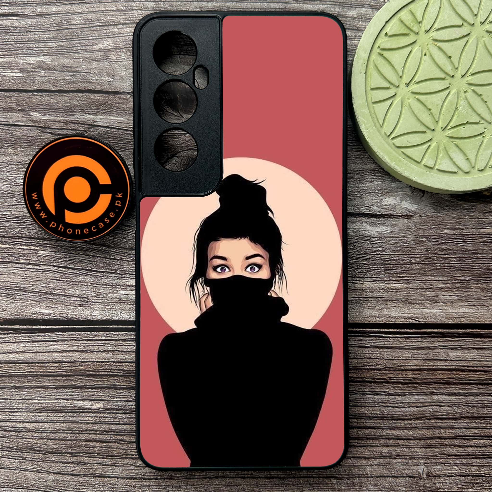 Realme C65  - Anime Girls Series - Premium Metal Printed soft Bumper shock Proof Case