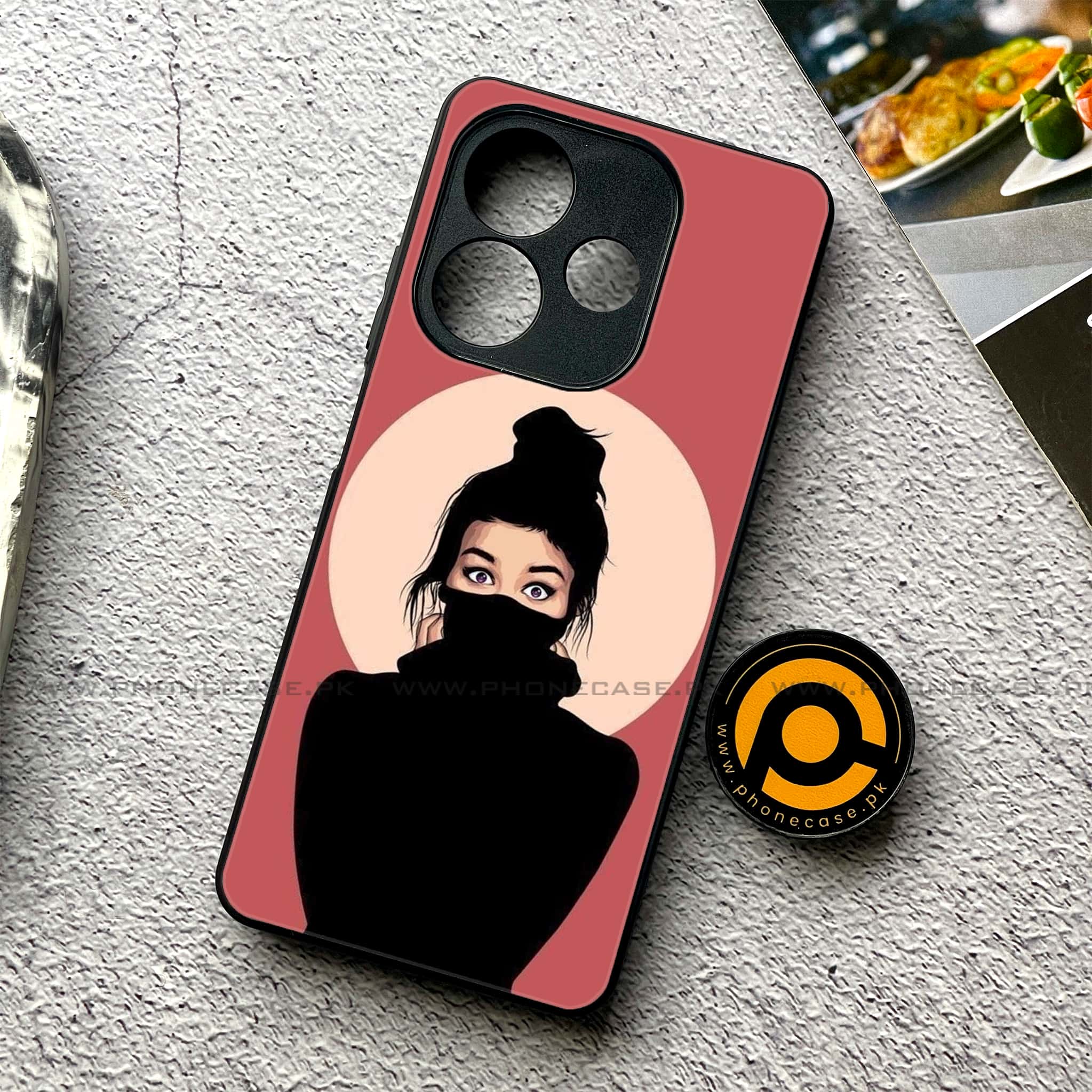 Oppo A5 Pro - Anime Girls Series - Premium Metal Printed soft Bumper shock Proof Case